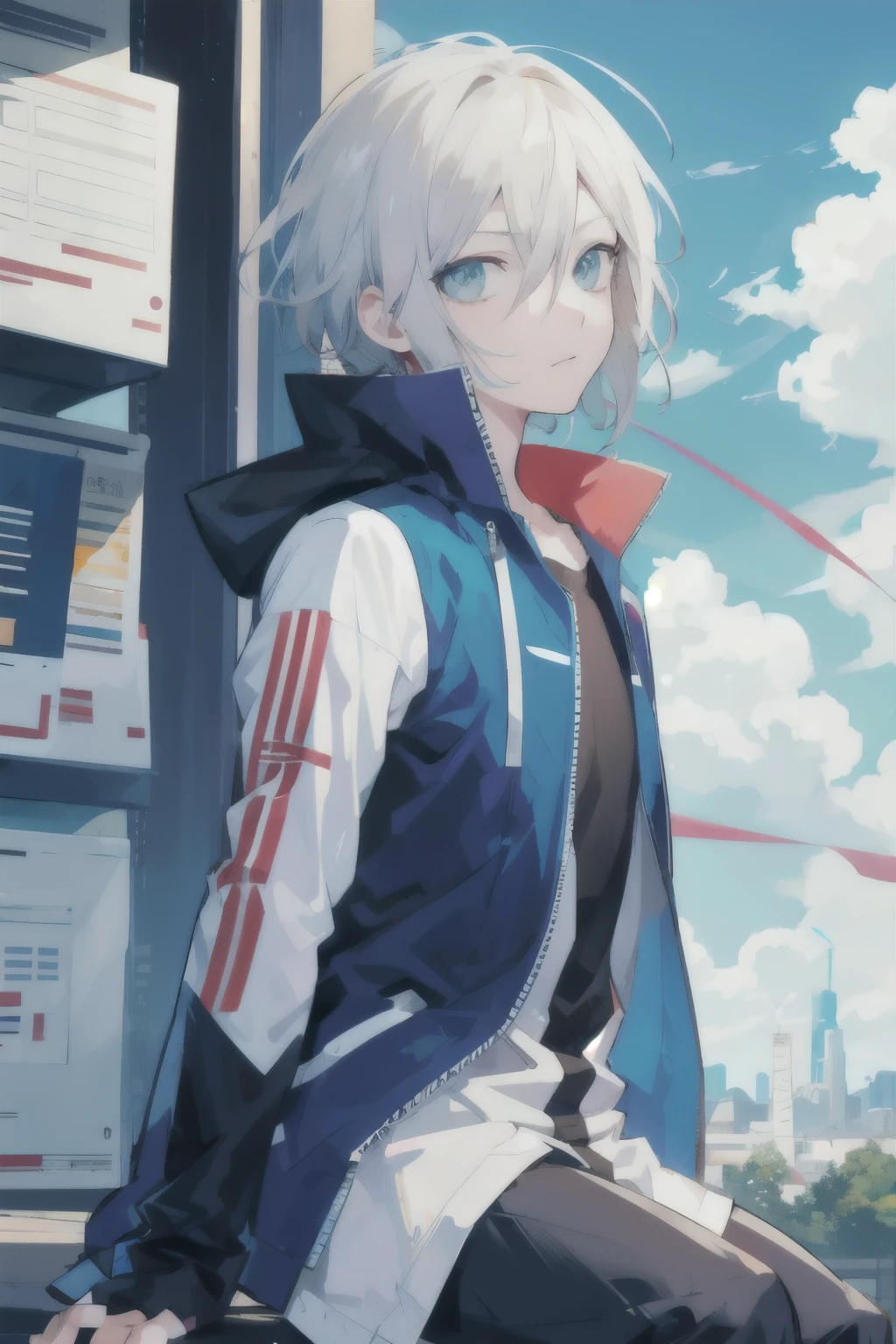 beautiful boy,anime,world trigger,overlooking