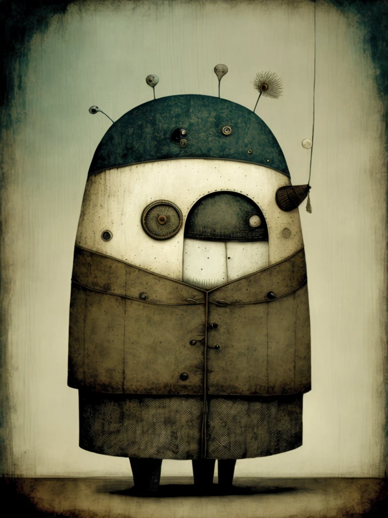 retro:1.3, Gabriel Pacheco style:1.4, boy sitting in a park:1.3, reflecting:1.3, environment in earthy and cyan colors, punk, thoughtful, old cars in the background:1.3、retro lighting, ((Imaginative scene)), (( highly detailed: 1.4), (( Masterpiece )), (  Hyper-detailed and beautiful: 1.3), ( Photorealistic: 1.4), 8k.