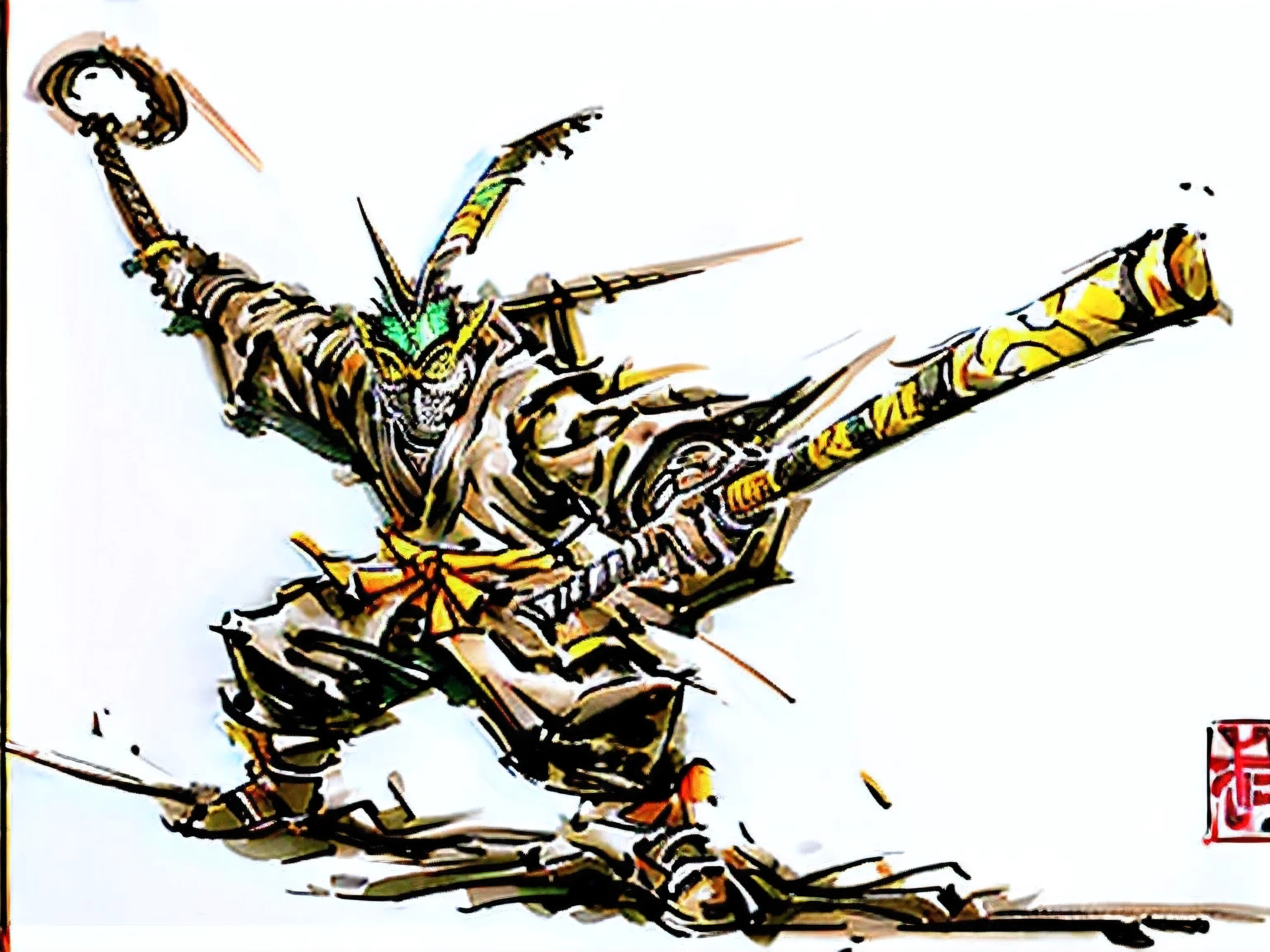 samurai,Espada Longa furioso