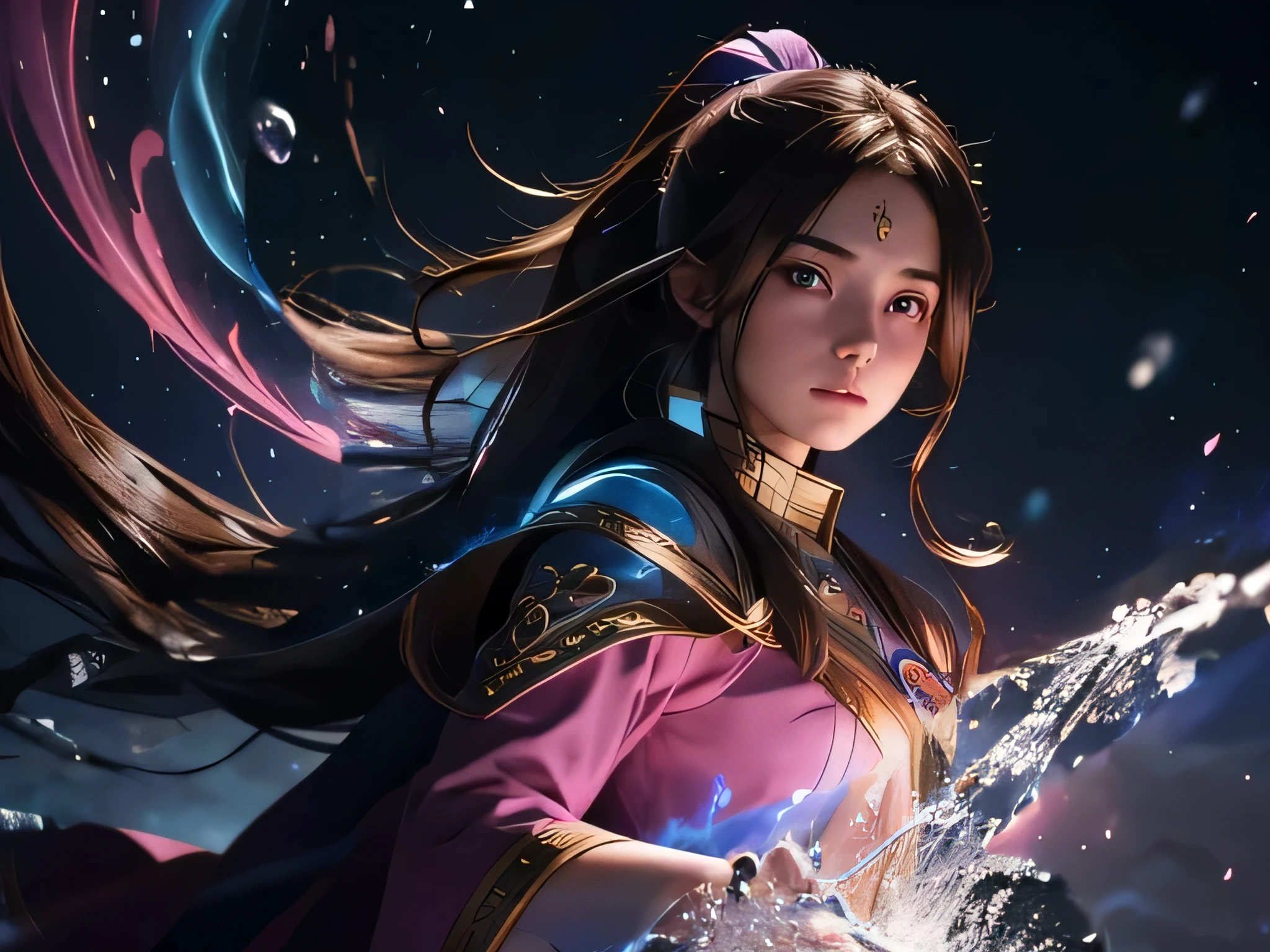 give splash water around the subject