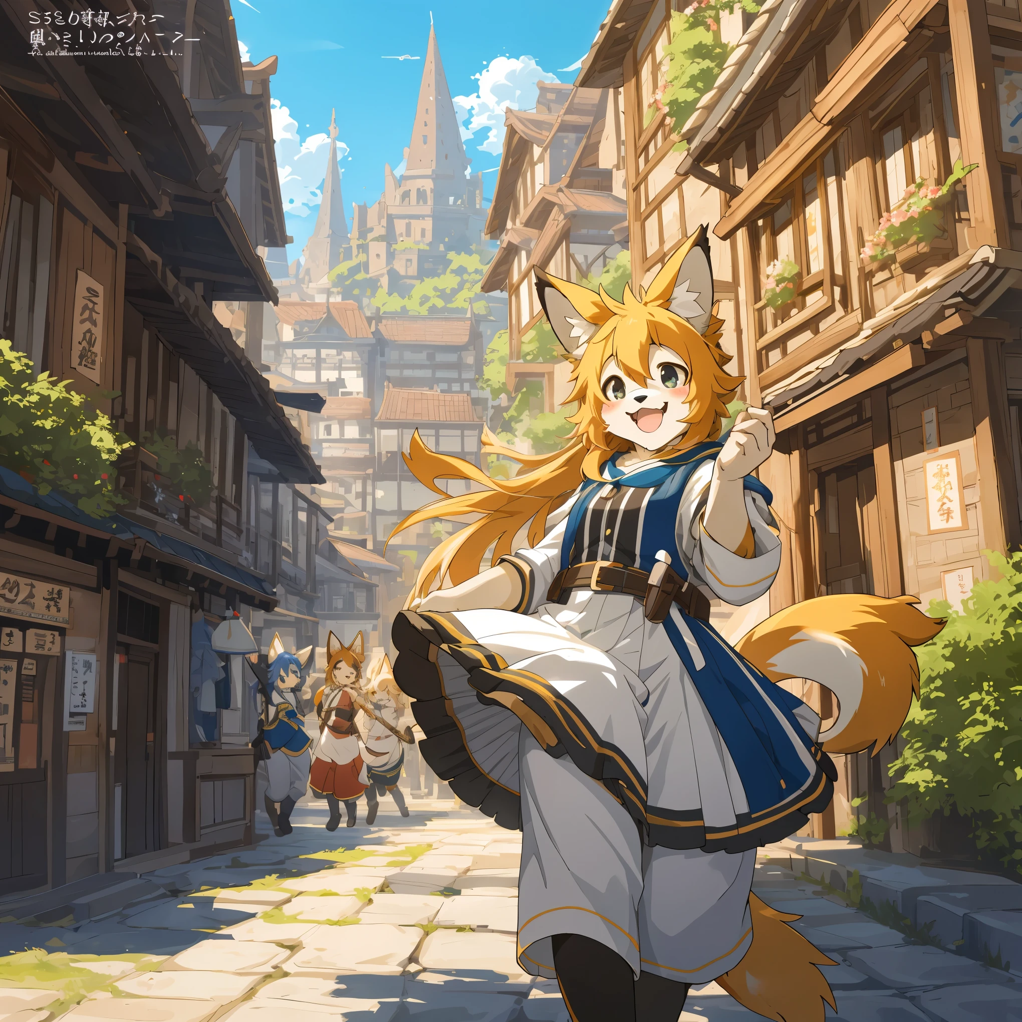 cover page, super high resolution, detailed background, World Heritage Site, 6+boys, 6+girls, Happy, joyful, absurdres(Photos of solo travelers)(kemono, furry anthro)cinematic,