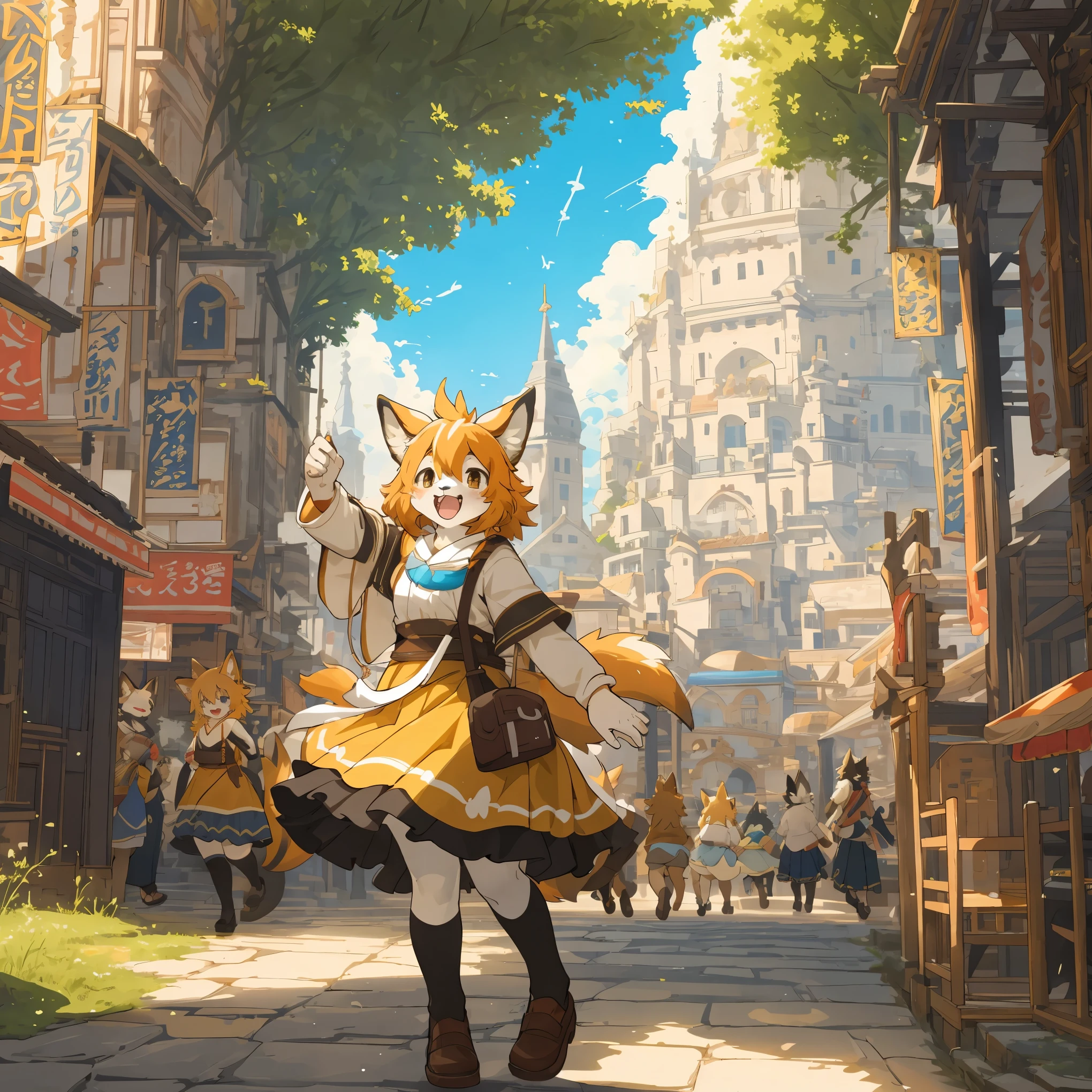 cover page, super high resolution, detailed background, World Heritage Site, 6+boys, 6+girls, Happy, joyful, absurdres(Photos of solo travelers)(kemono, furry anthro)cinematic,