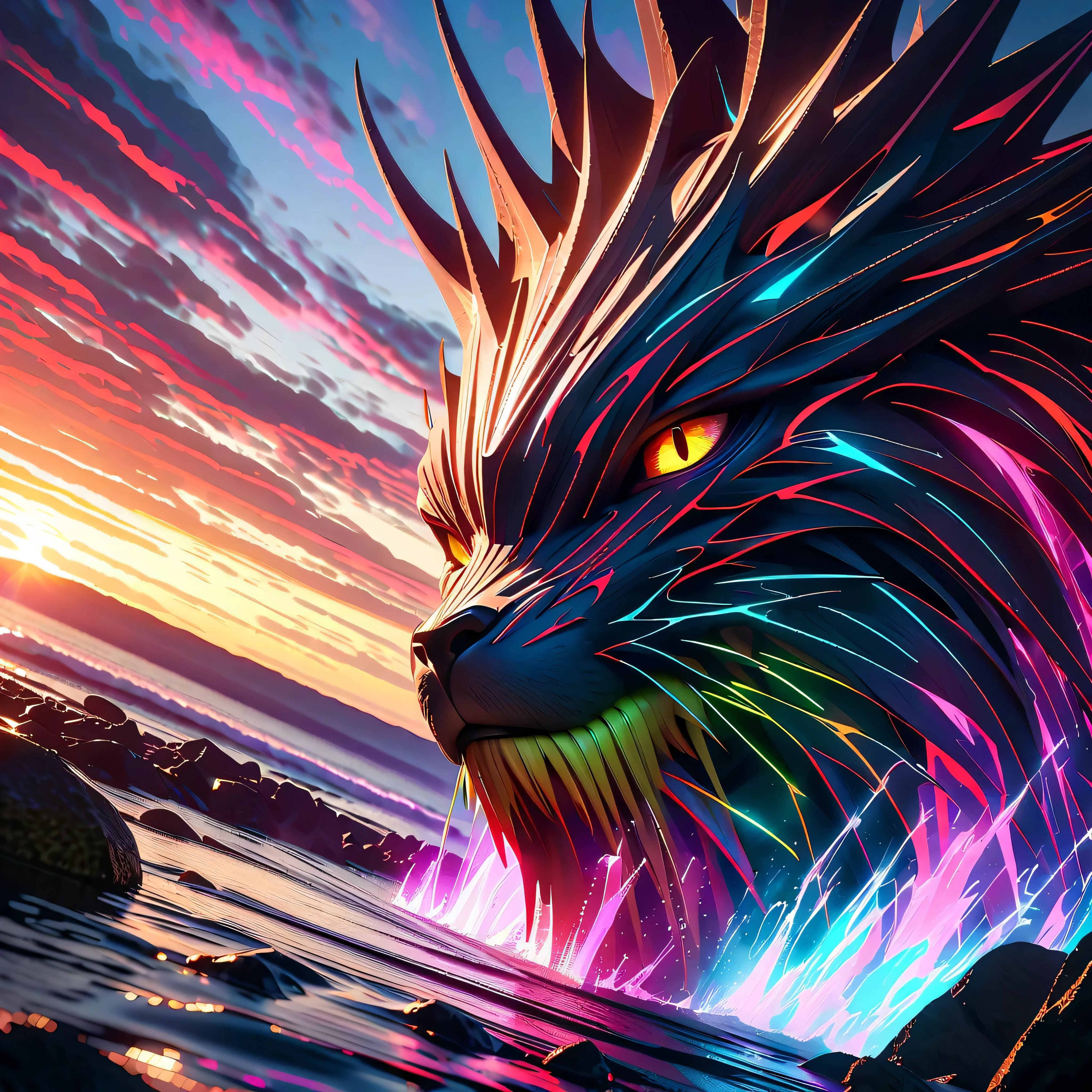 sunset "Close-up Babe on Lotus" epic gorgeous enhanced skin ultra-sharp epiceyes luminescence kunzite cinematic sunlight tourmaline volumetric lightning contrast saturate optimal accurate extreme improved reflex UHD NVIDIA_RTX_RENDERING RAY_TRACING DLSS_3 EFFECTS_CINEMATIC XT3 HDR DSLR cgi vfx sfx 3dcg color-coded romm rgb pbr fxaa txaa ssao weird conjuration strange fleuraison summon Lotus indigo turquoise Earth floraison hearth sundrop liquid lava drop of Lava fullbodye tattoo nsfw naked varied multi etc. --v6 --s1000 --c20 --q5 --chaos100