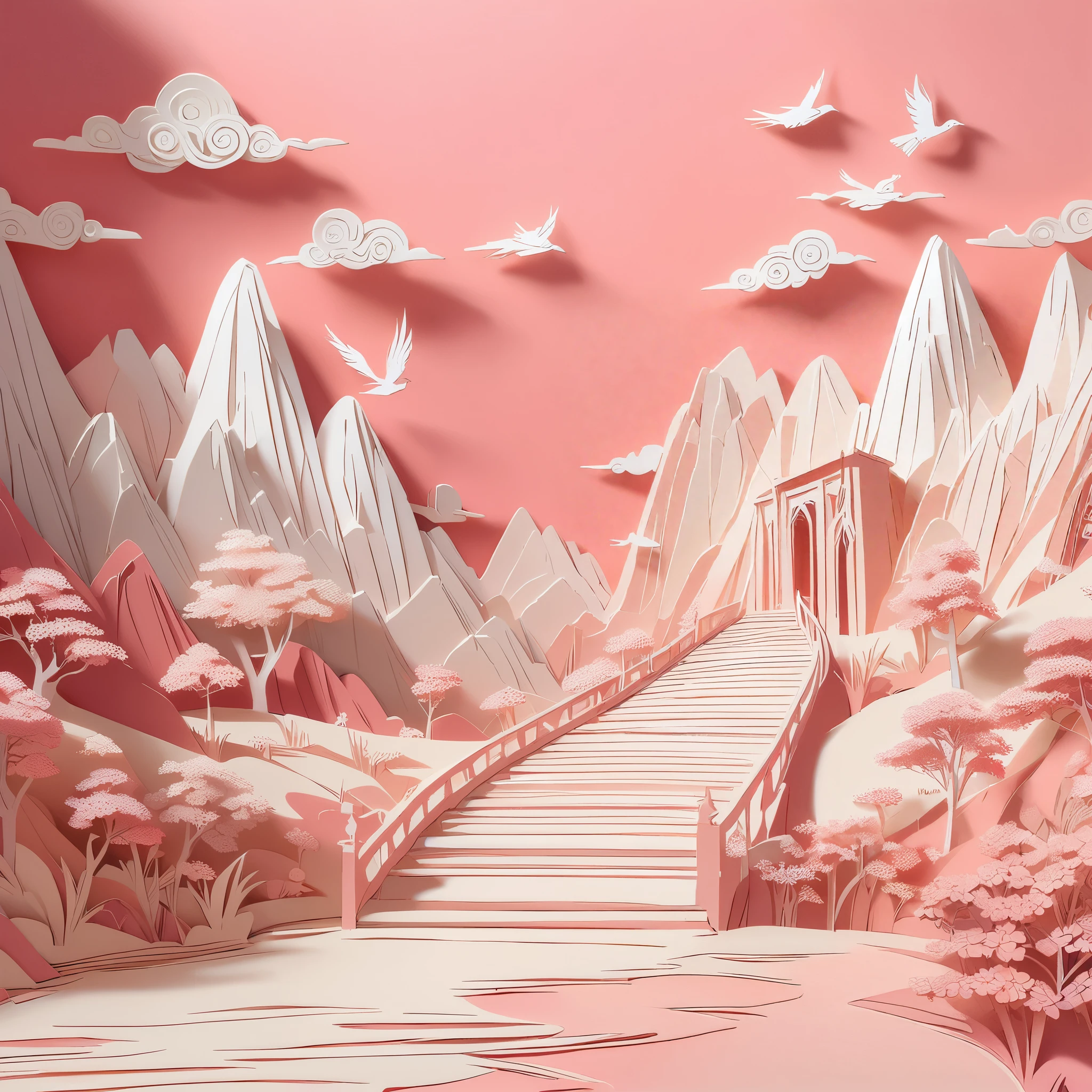 (masterpiece, best quality:1.2), paper relief, alone