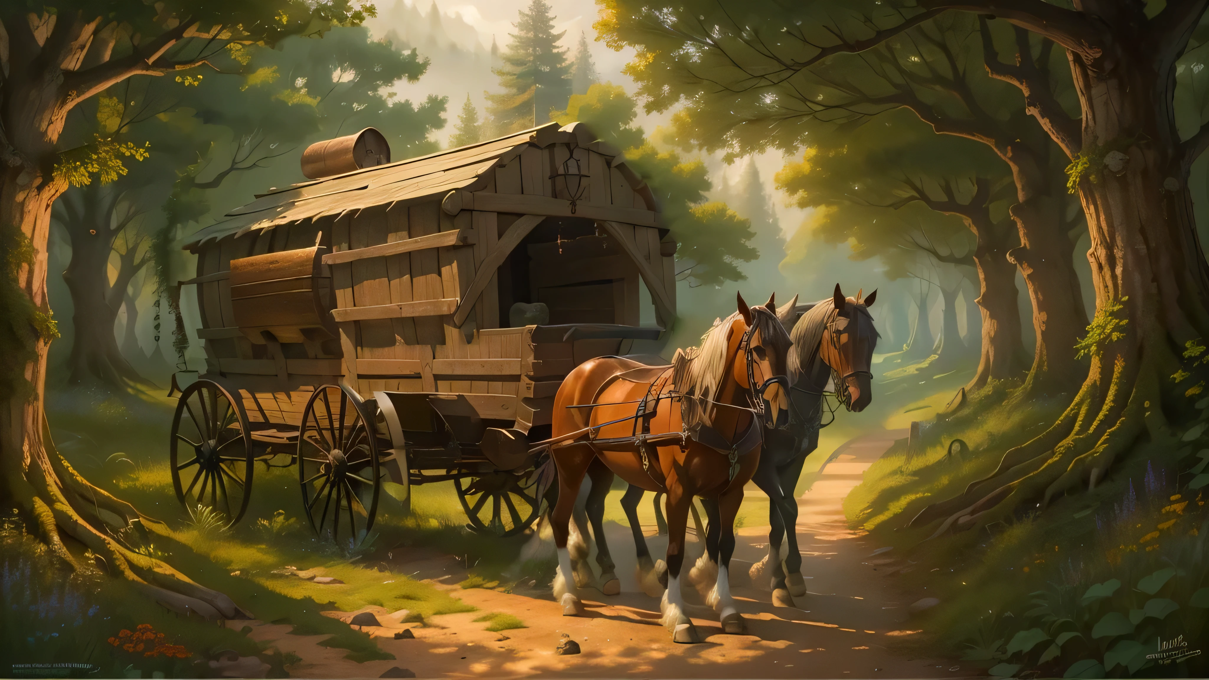 clysdale horse working field