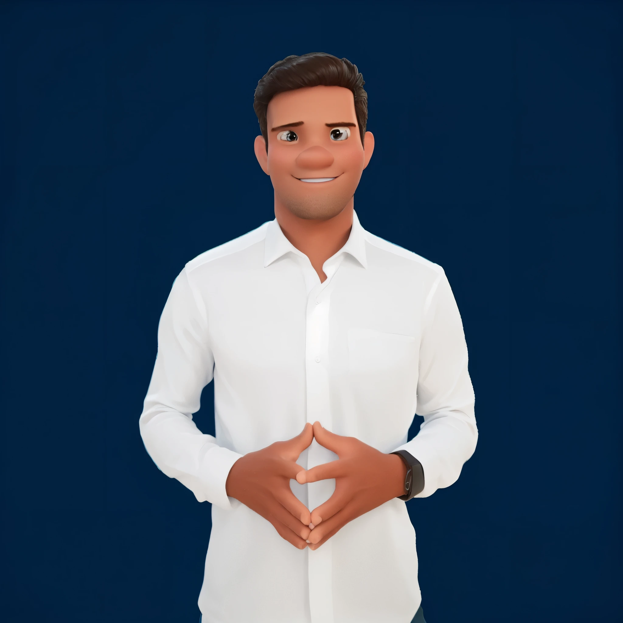 Um homem estilo disney pixar, alta qualidade, melhor qualidade, 3d cartoon, avatar
