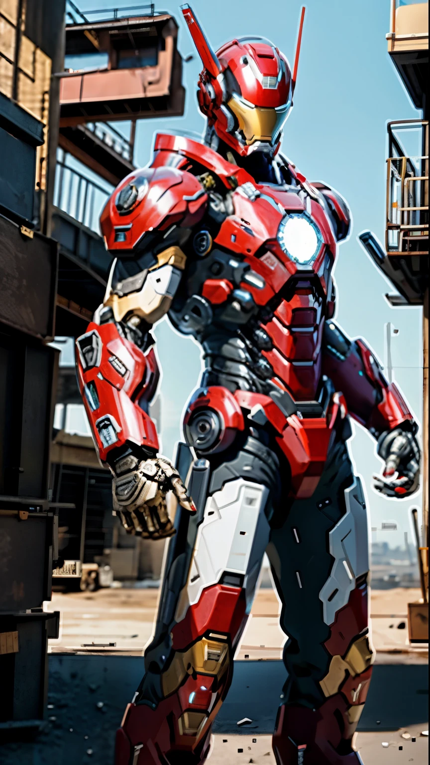 Like Marvel's war machine, capacete como ironman, blindado cor branca completa