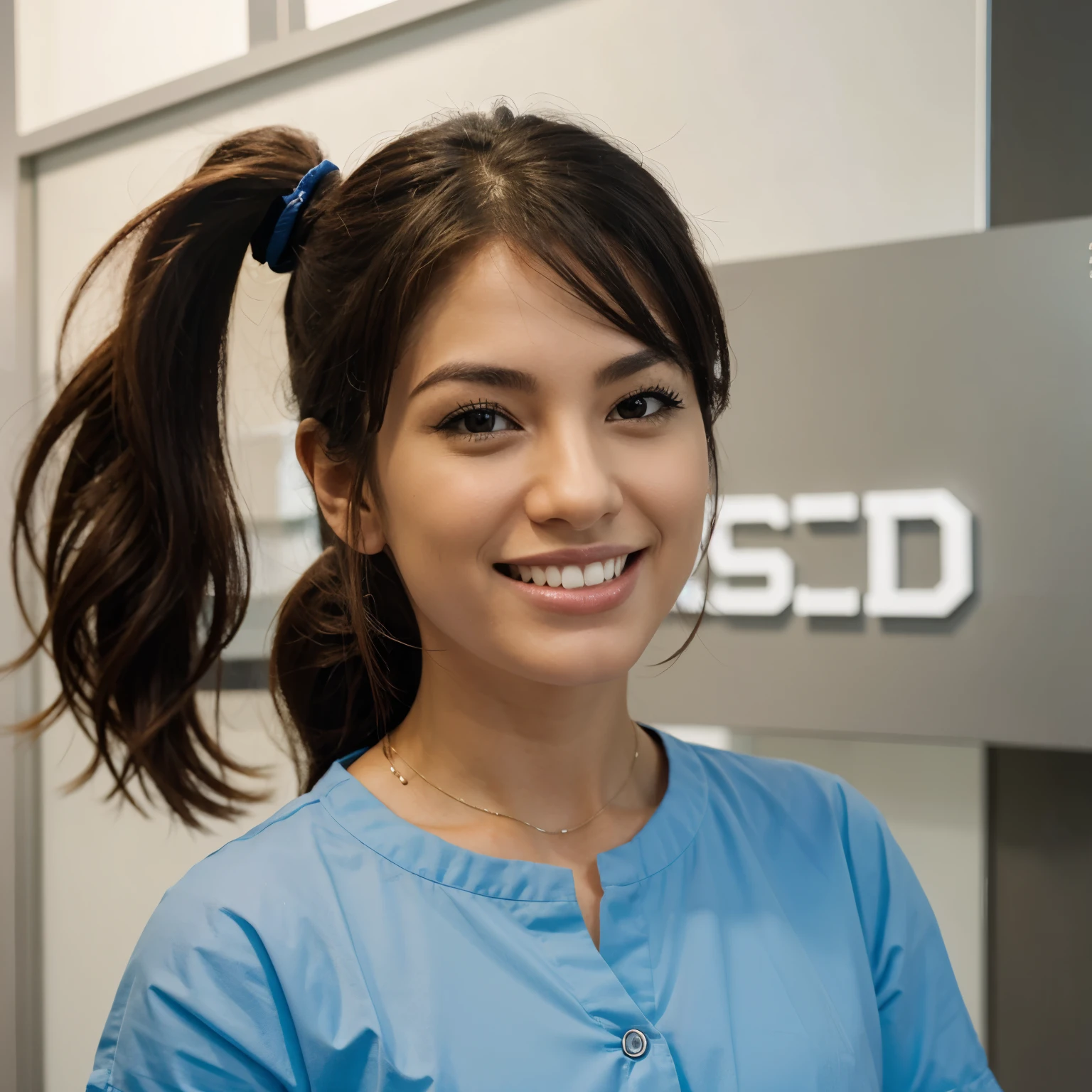 Create a dental surgeon logo with the name Erica Sales