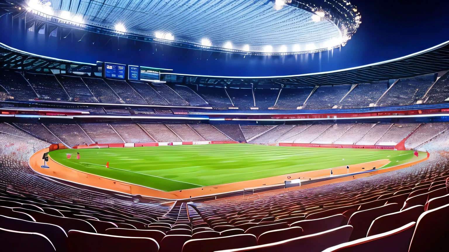 stadium at night audience seating background I'We're rooting for you