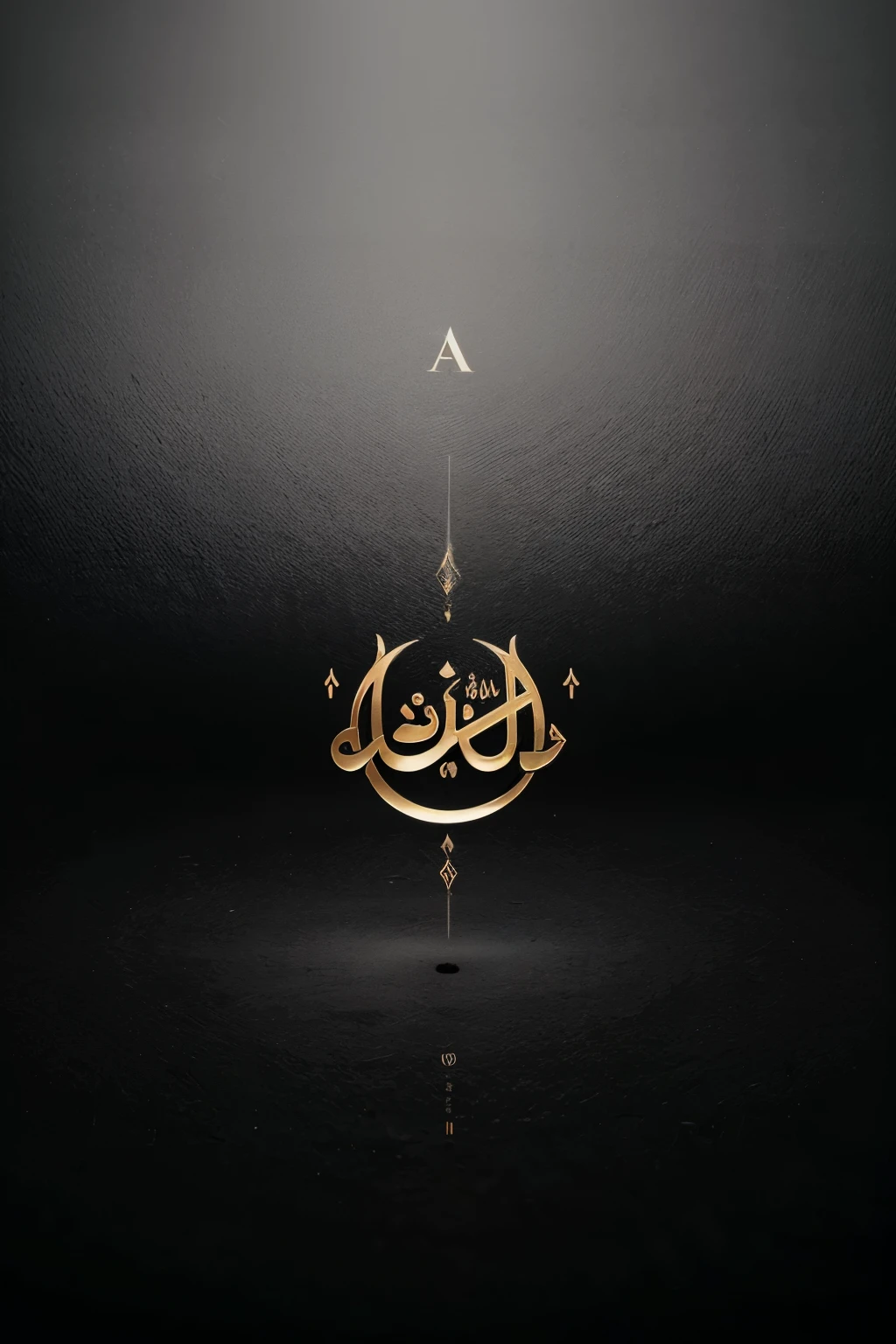 "Al-Saalehin" Arabic calligraphy, youtube logo, 4k, dark themed, whitish font