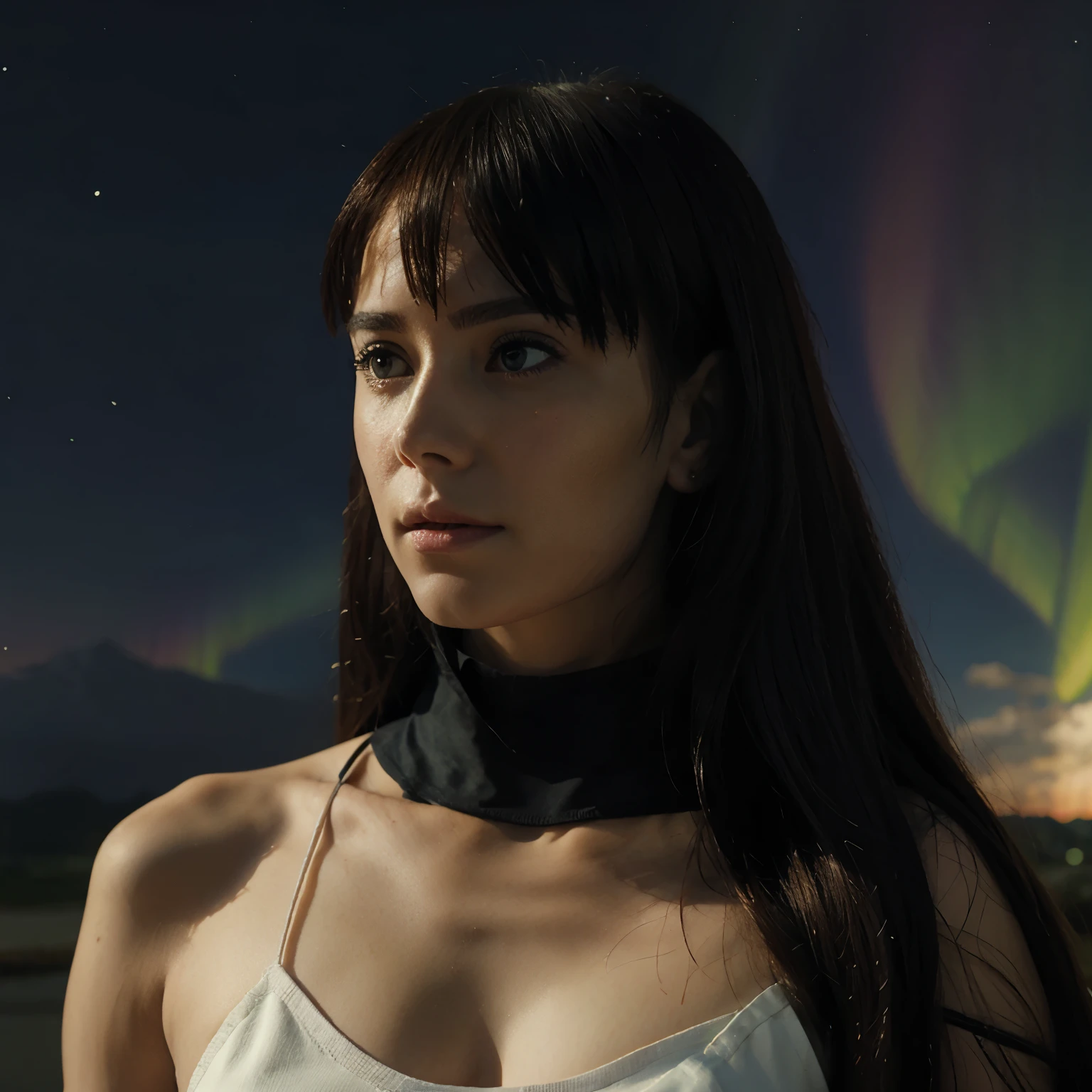 Aurora aknes estilo anime