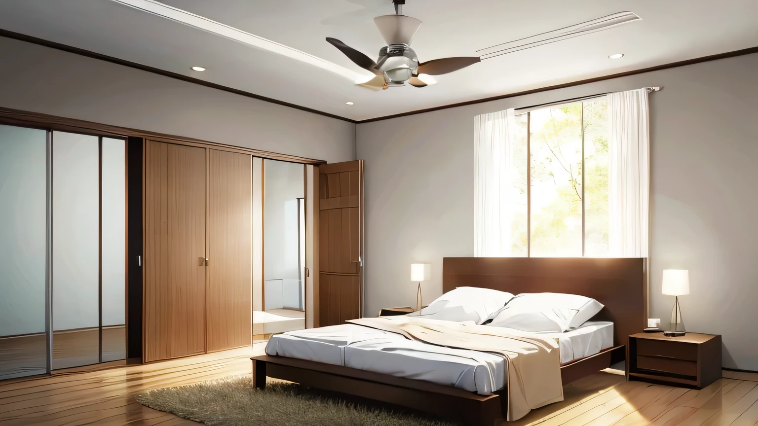 Simple room wall background