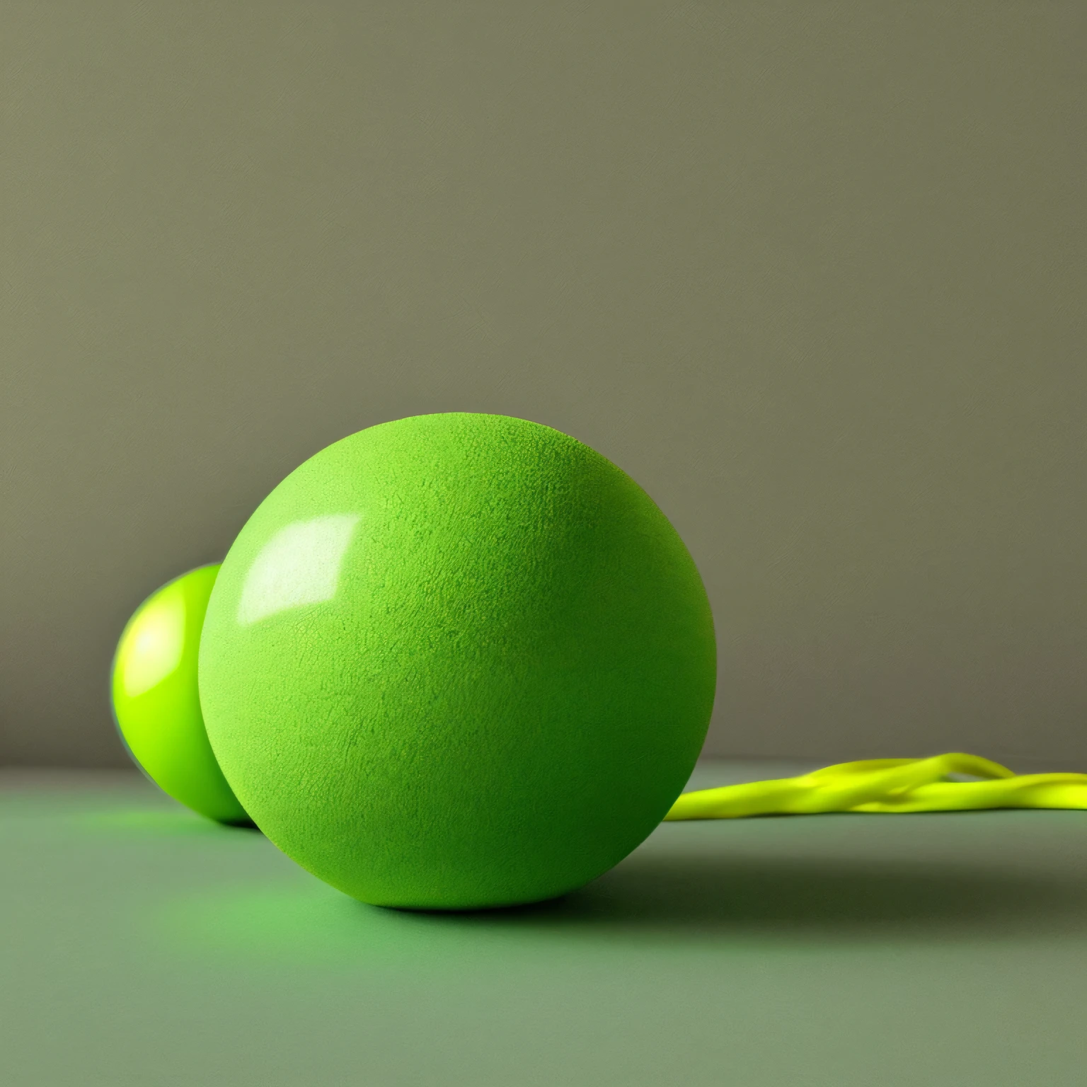 green ball