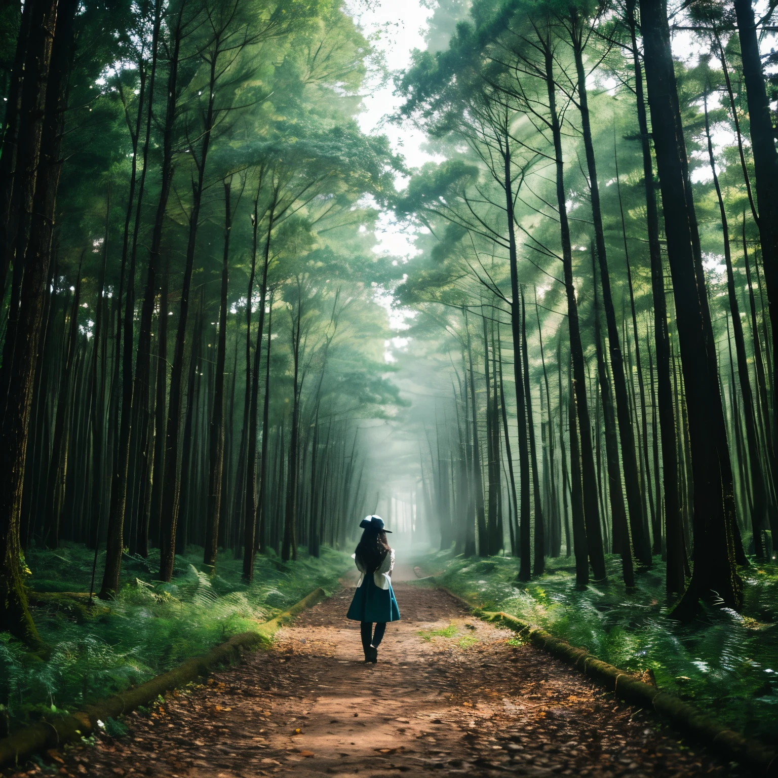 mysterious forest、background