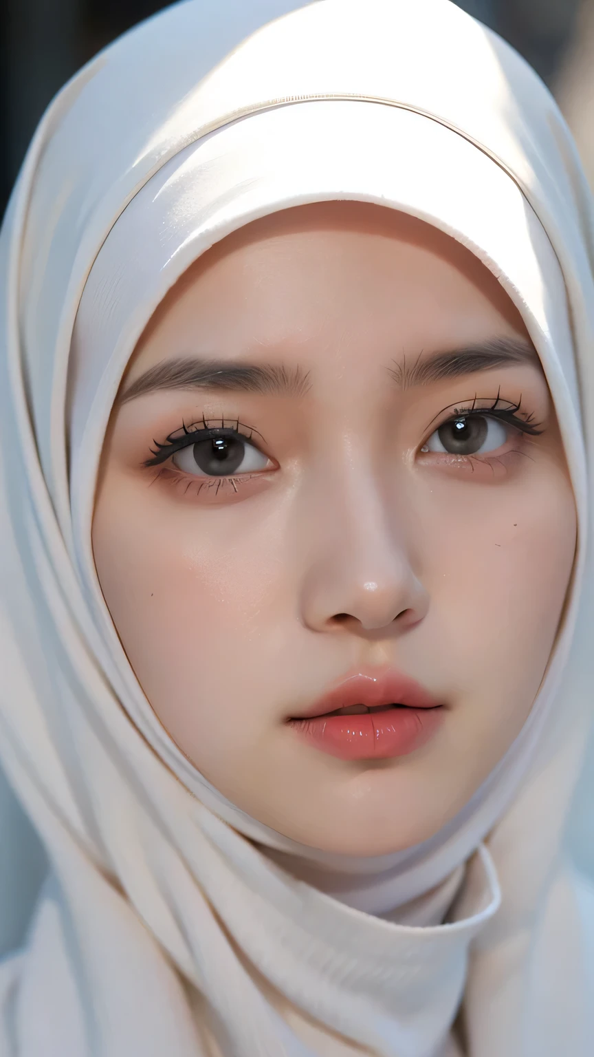 girl1、indonesia hijab girl, 18 years old, super beatifull, perfect face、At the back of the throat、open mouth,tongue, in mouth Acme face、panting、AHE Face、pull out the tongue、droolng、Saliva, Looking here