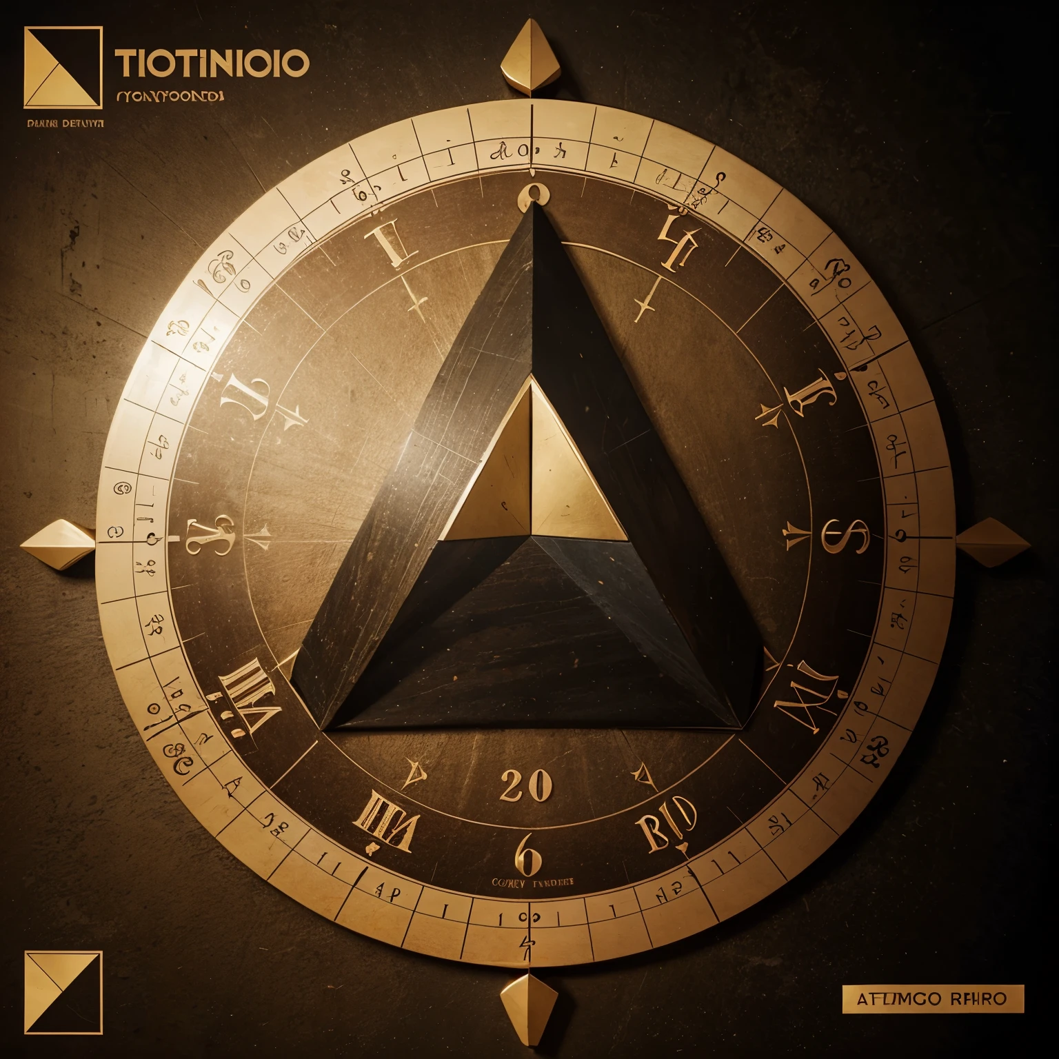 Create a cover that says Trigonometric Guide, with a background image alluding to trigonometry that contains right-angled triangles,ecuaciones, graficos,etc
