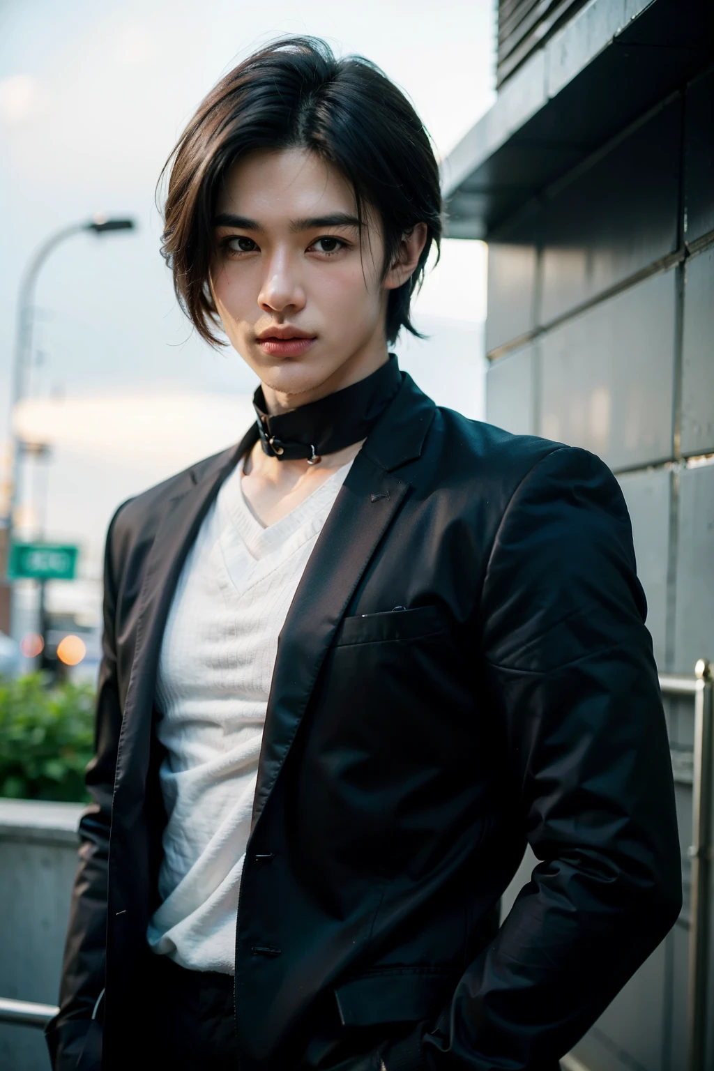 Handsome boy&#39;s avatar in anime