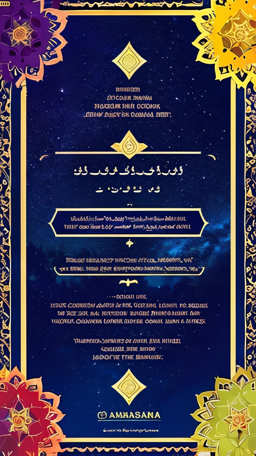 make me a poster with the theme of the month of Ramadan and have Ramadhan written on it