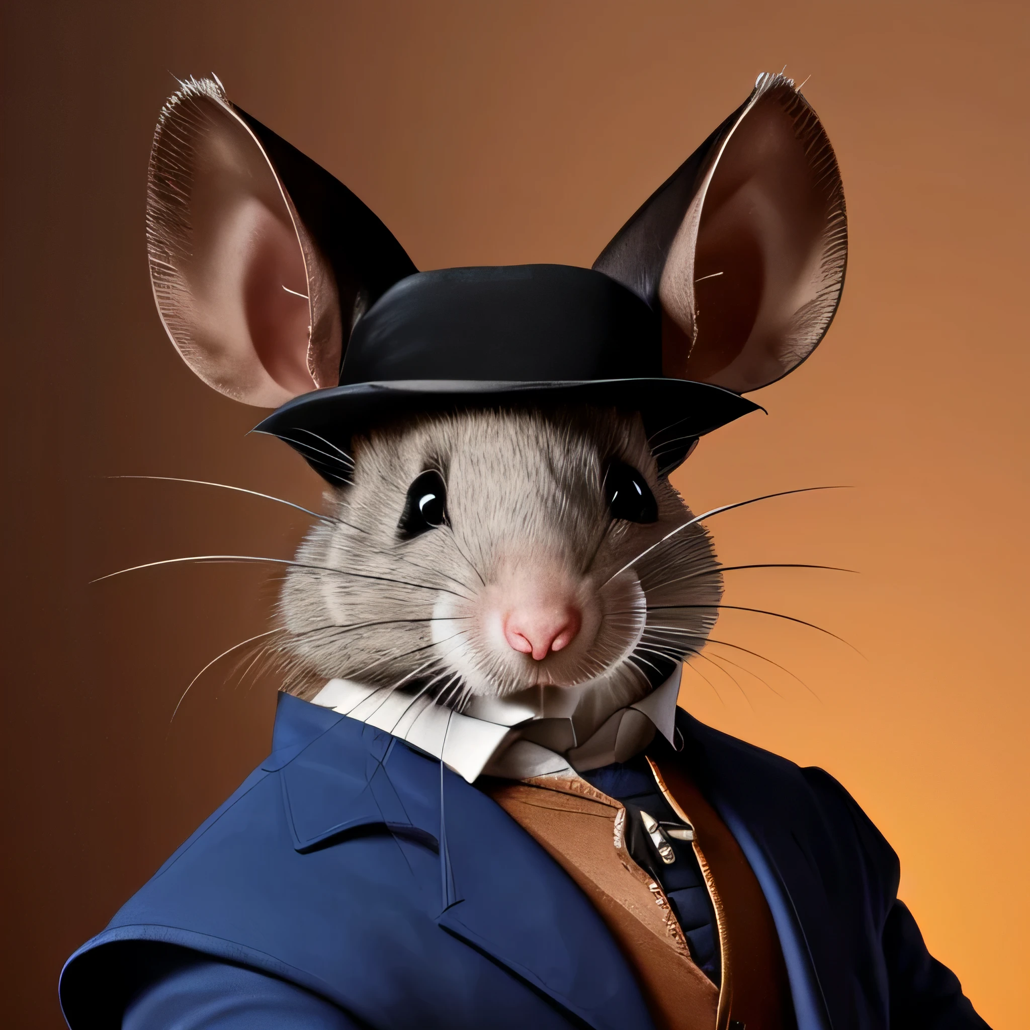 Create me an image about the evil gaucho rat 