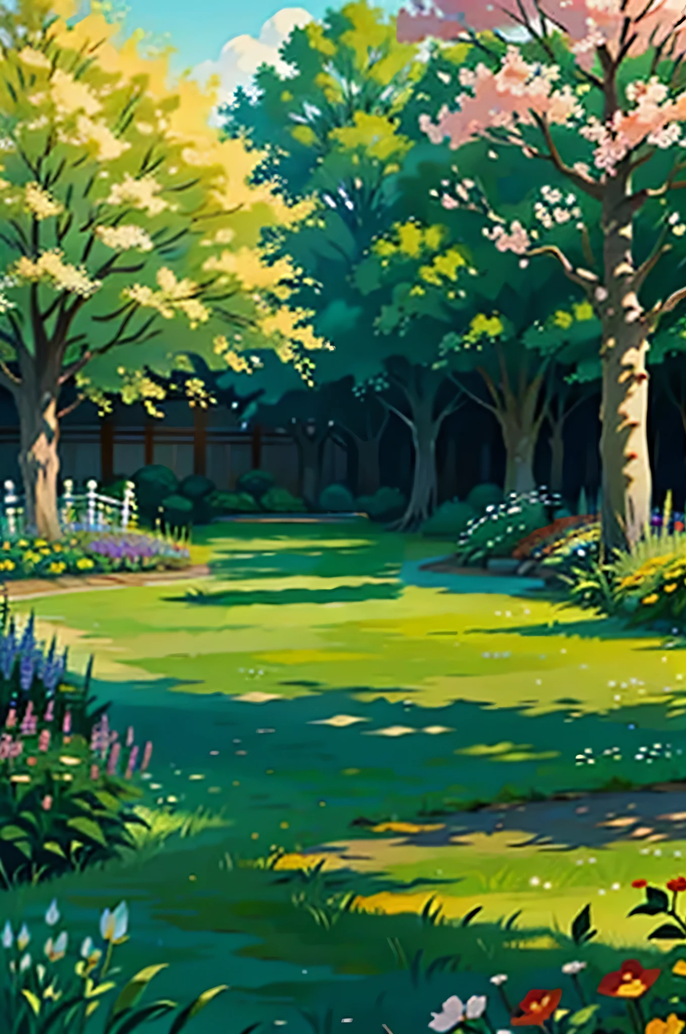 green lawn