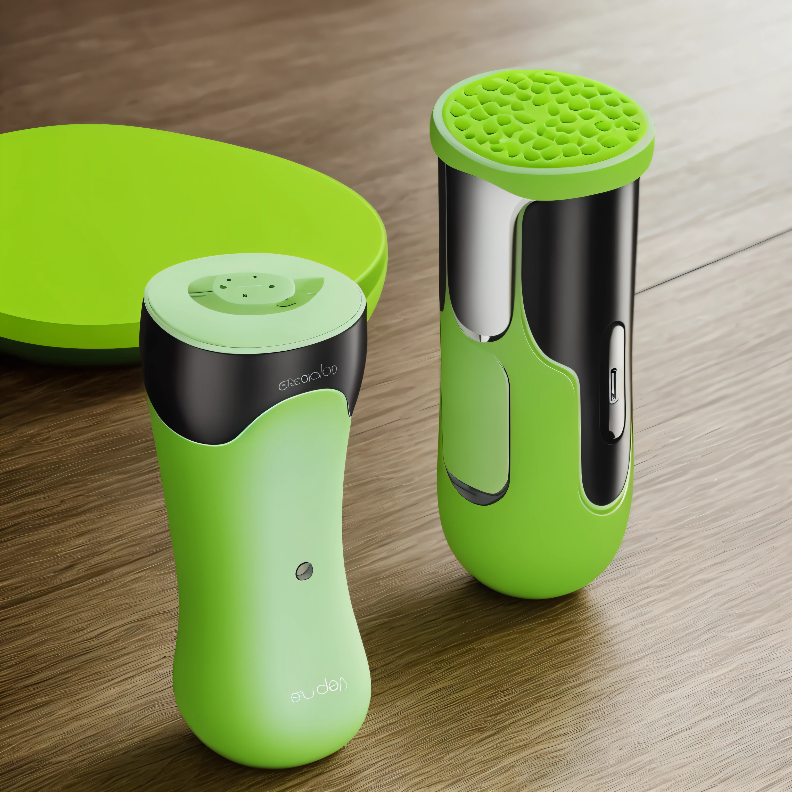 The Tangle Buddy name was chosen because it evokes the idea of a hair brush that is gentle on hair and can be a "buddy" that helps users care for their hair. The color green was chosen to suggest a natural and eco-friendly product that is gentle on the environment, as well as on hair.without the human