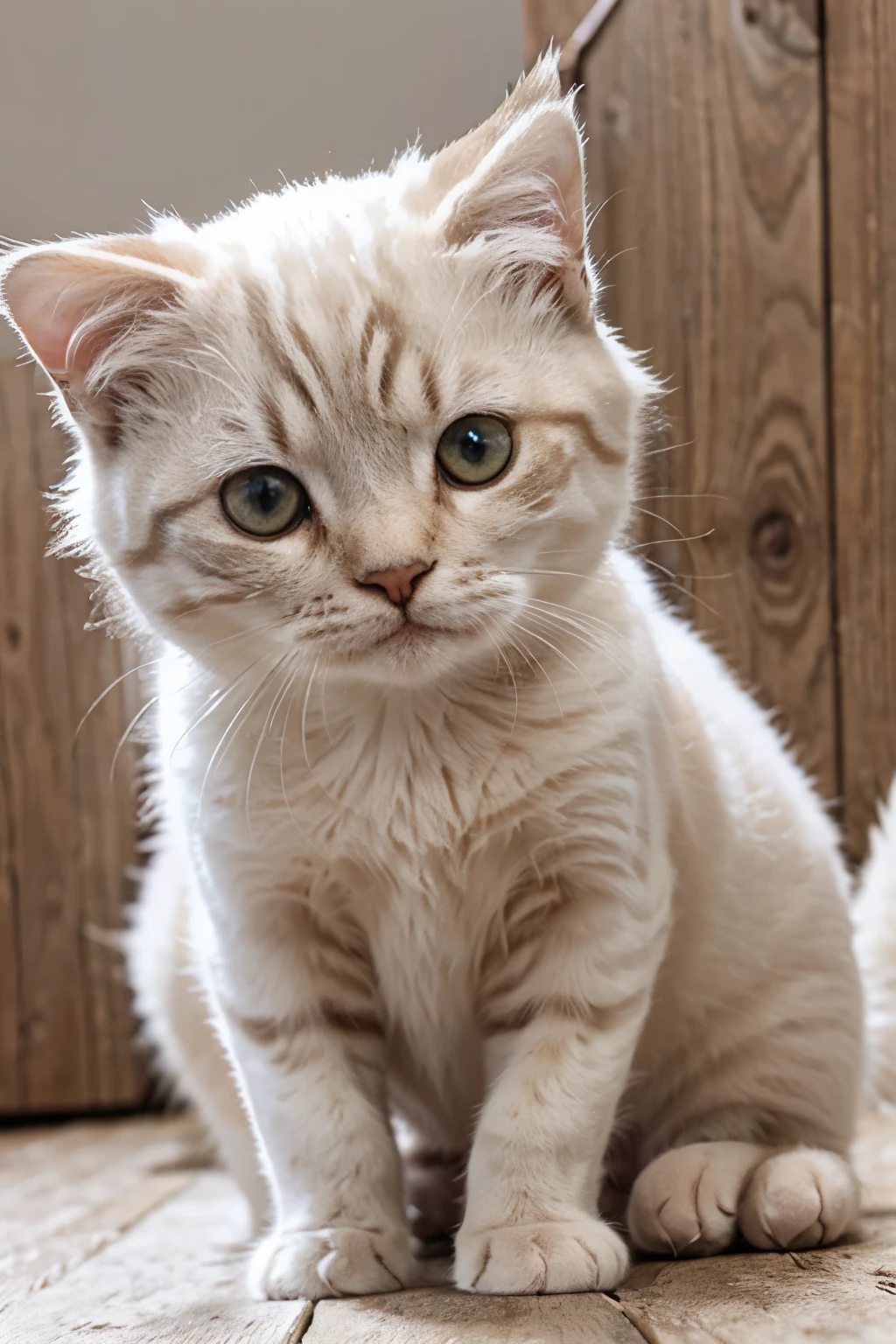 1 cute cat picture, white body