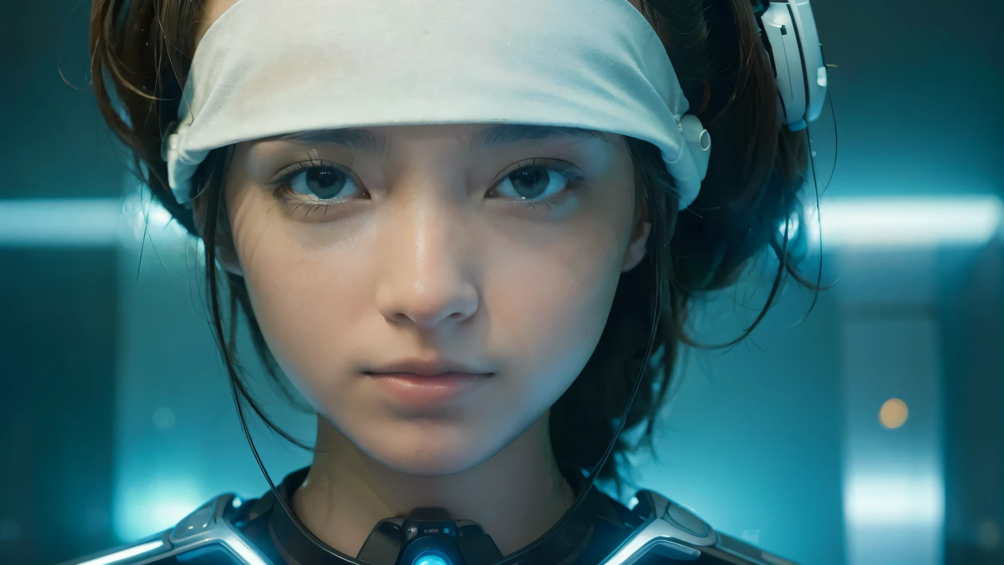 Futuristic AI interfaces seamlessly integrated with sustainable technology systems, captured in a high-tech, Editorial Photography style, emphasizing forward-thinking environmental solutions