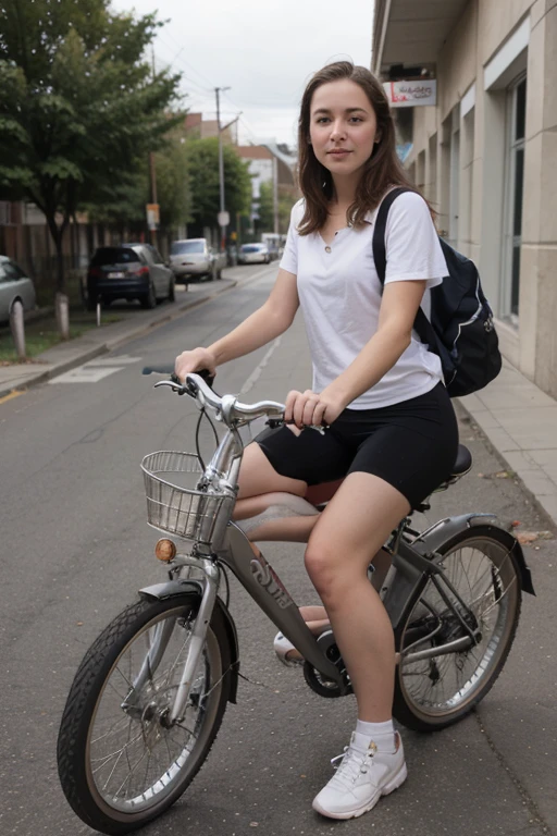I had ridden my bike on my way to school