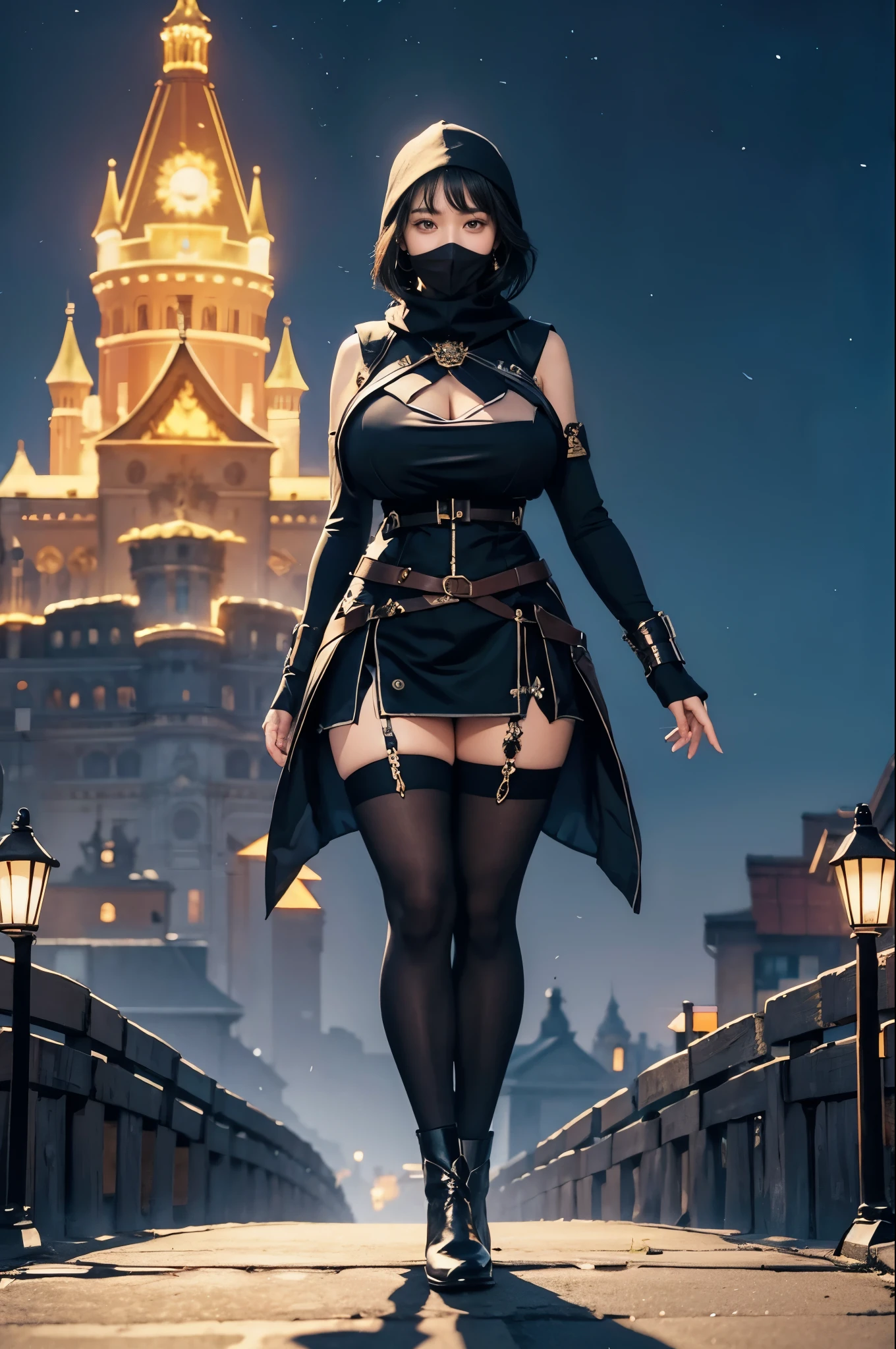 masterpiece, 4k, highresolution, highquality, black hair,