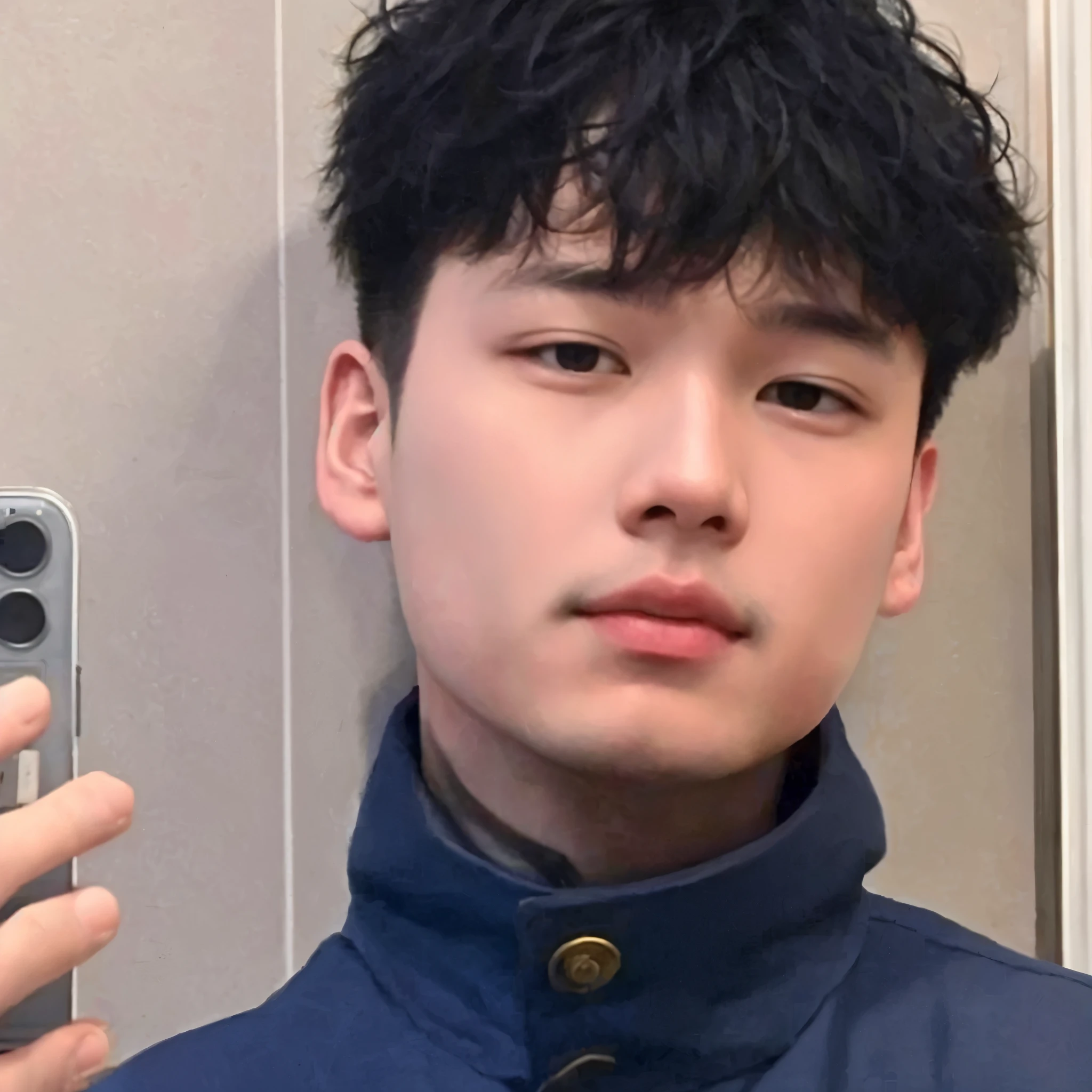 Arad man in a white shirt sitting on the sofa，mano en la cabeza, Cai Xu Kun, yanjuncheng, 1 7-year-old boy with a thin face, foto de perfil en la cabeza, chen xintong, inspirado en Ding Yunpeng, jinyiwei, zmonzheng, drank, steve zheng, yihaoren, Wenjun Lin