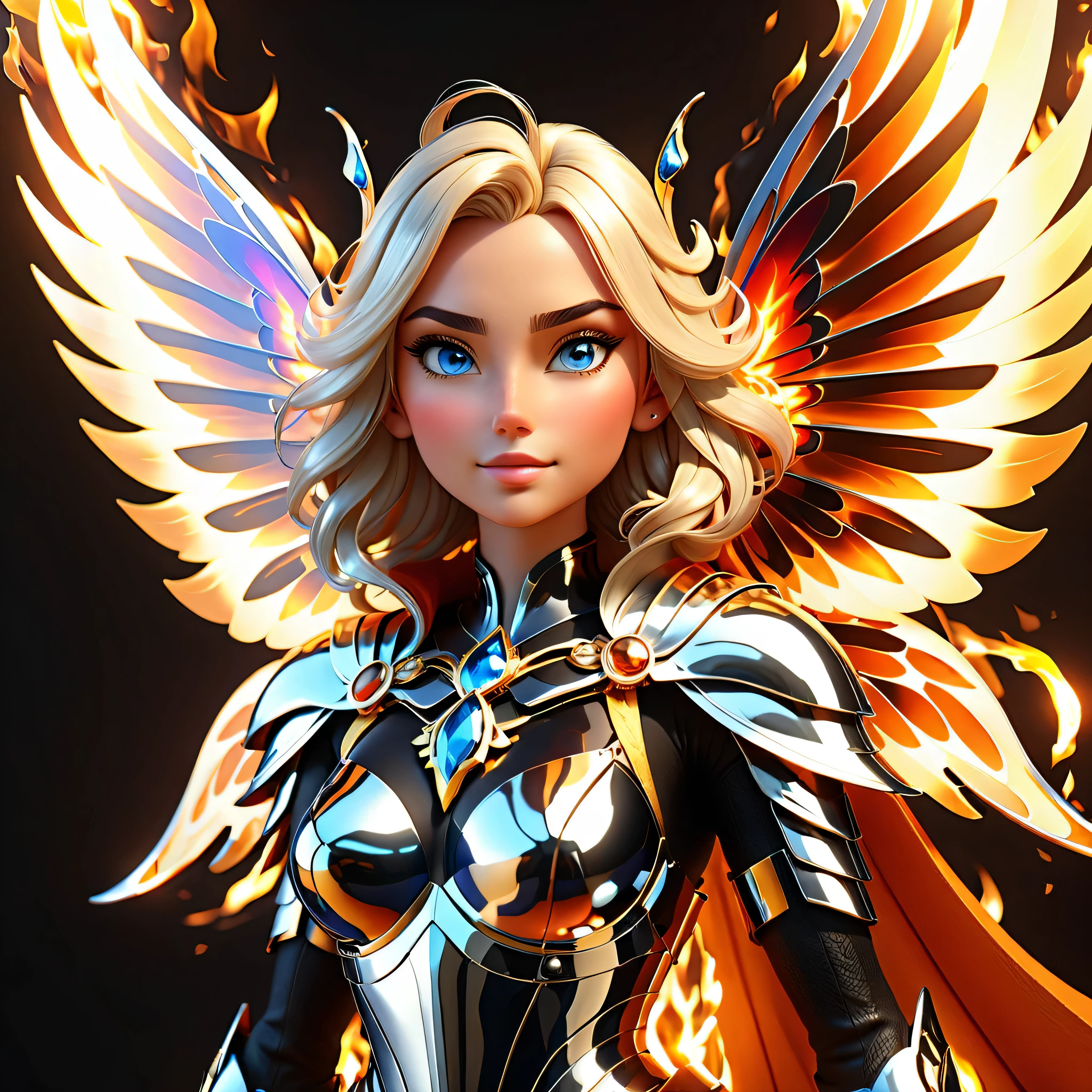 ((ultra fine ultra_pro-photorealistic 32k, epic top Masterpiece :1.2, ultra Sharp focus :1.2, epic depth of field:1.2)), epic Beautiful swordswoman, absurdity, ultra Highly detailed face and skin texture, silver hair, jet-black heavy armor, liquid lava flame armor, cloak wrapped in flames levitate , sword wrapped in flames droplet lava, flame wings, determination to overcome sorrow, A sign of determination in your gentle eyes , strong soul, maximum 32K resolution. | ((More_Detail)) Cinematic sunlight ultra_high-details extreme improved ultra_high-quality ultra_high-resolution ultra_pro-photorealistic optimal ultra_sharp-focus perfection accurate volumetric Lightning contrast global illumination cgi vfx sfx reflex Octane_render ultra_high-definition UHD XT3 DSLR HDR romm rgb pbr 3dcg fxaa blu-ray vivid colors-coded anti-aliasing fkaa txaa rtx ssao opengl-shaders glsl-shaders post-processing post-production cell-shading saturate tone-mapping magic cobalt chrome fleuraison luminescence backlight monster Crystalline butterfly monarch invoke viceroy creature sundrop slide onyx summon transparent Earth hearth bloom flash Tourmaline beholder strange glow reflection hole crystal "Heavy Metal" sex naked nsfw varies multi etc. --v6 --s1000 --c20 --q5 --chaos100