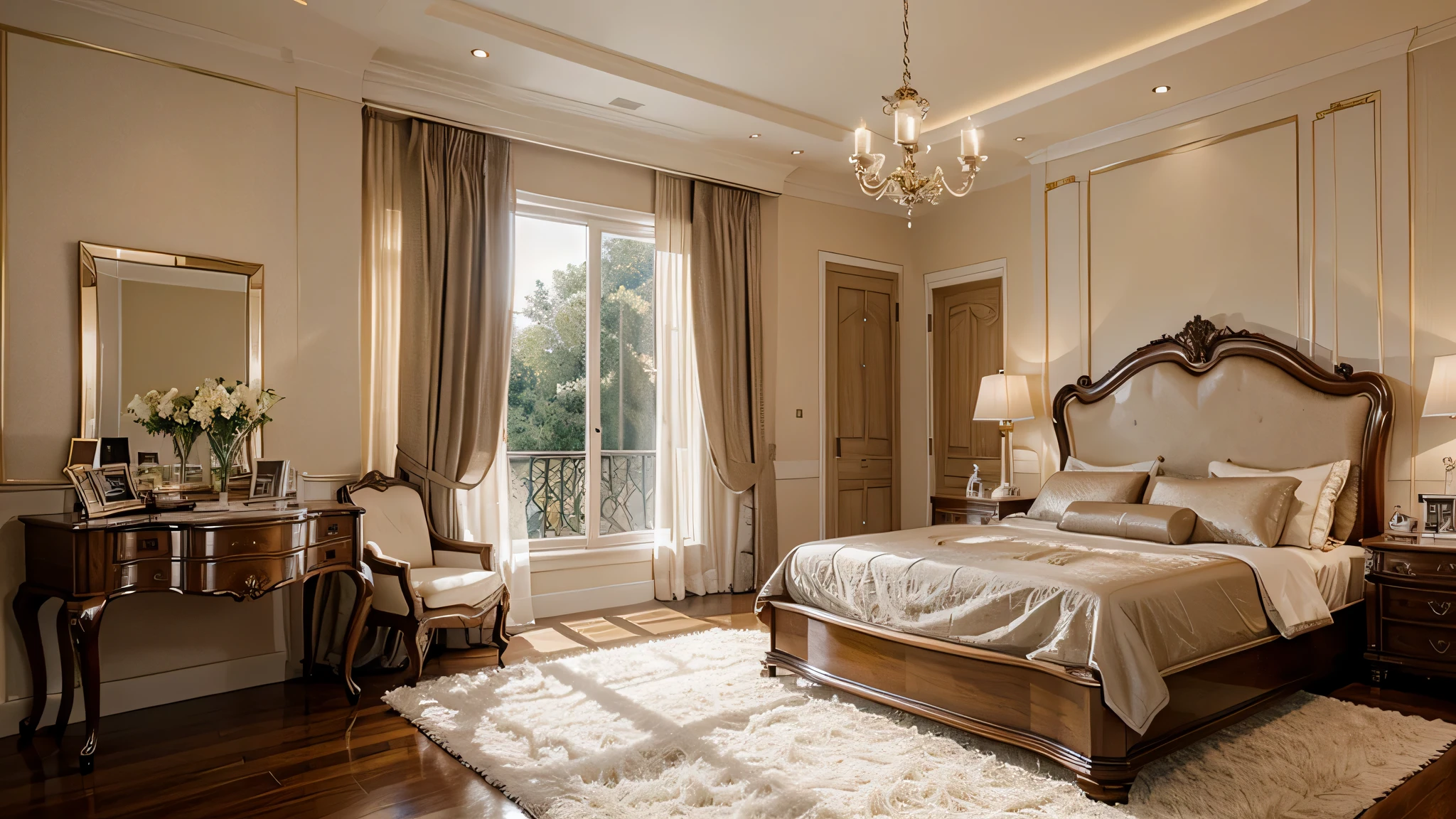 Classic luxury style bedroom
