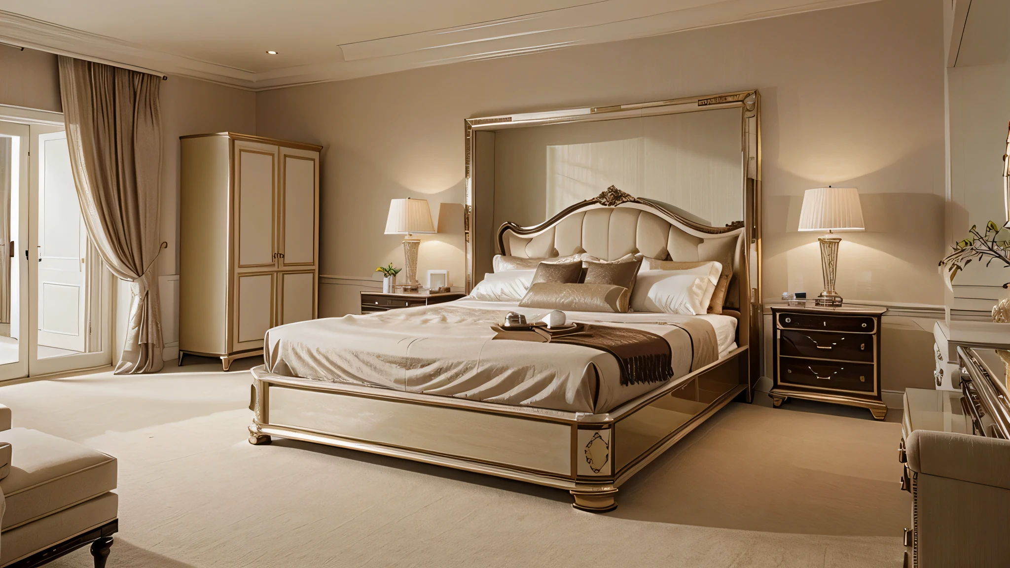 Classic luxury style bedroom