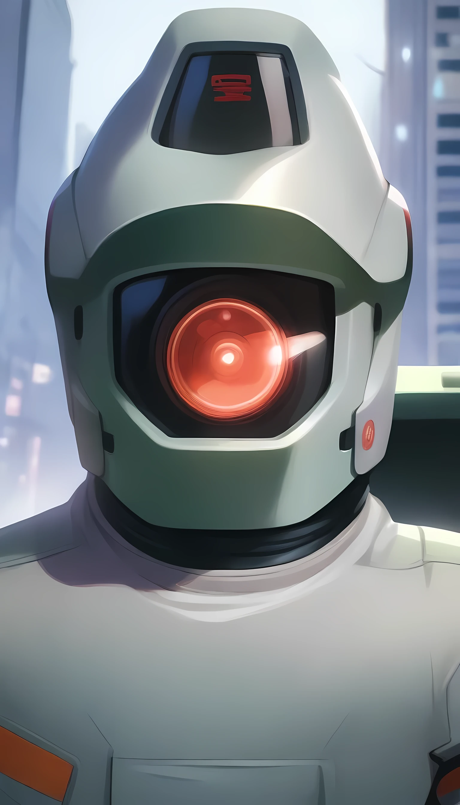 (masterpiece, highest quality:1.2), sharp focus, At work, Rotating warning light like on a police car