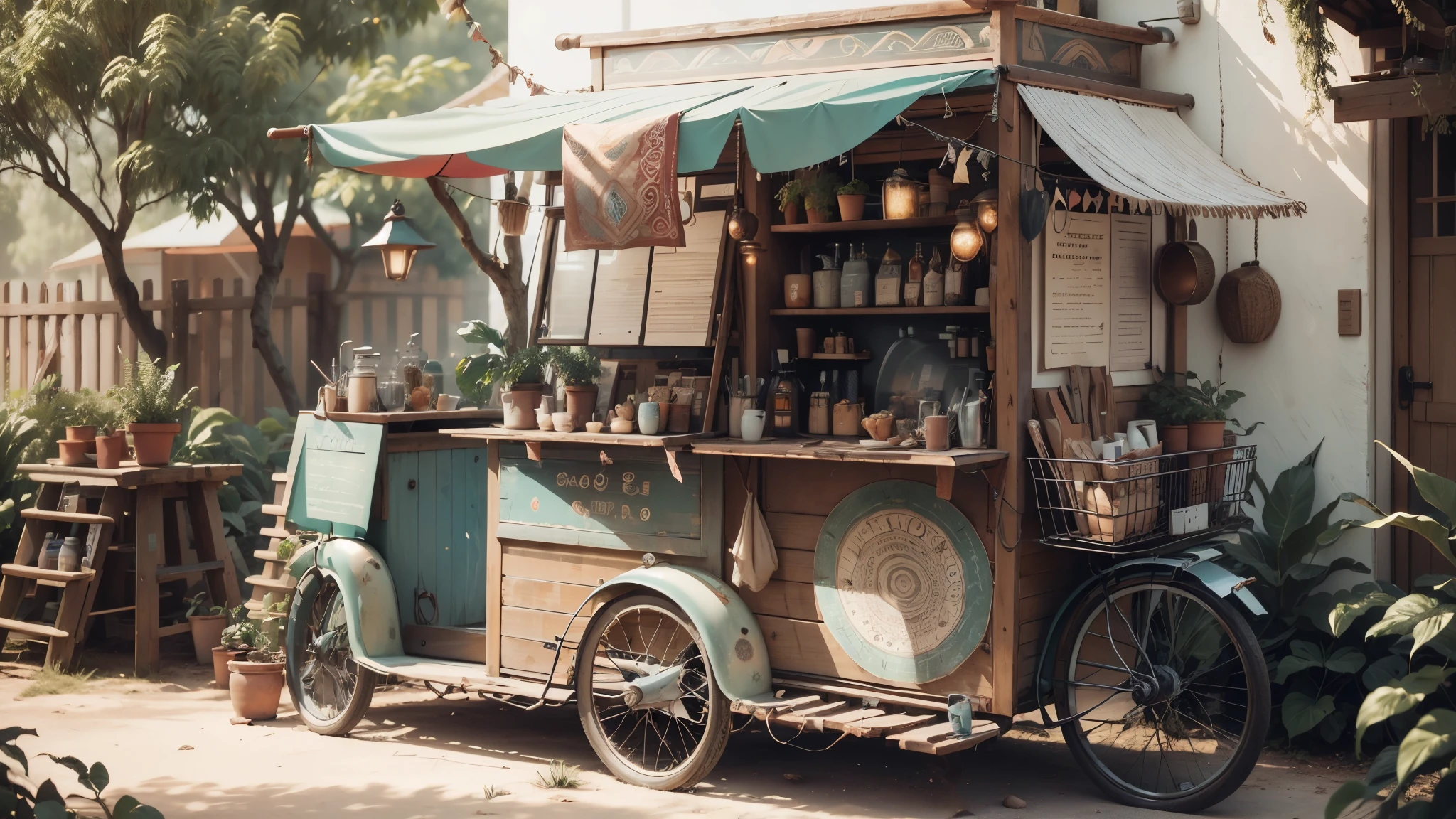 bohoai coffee cart