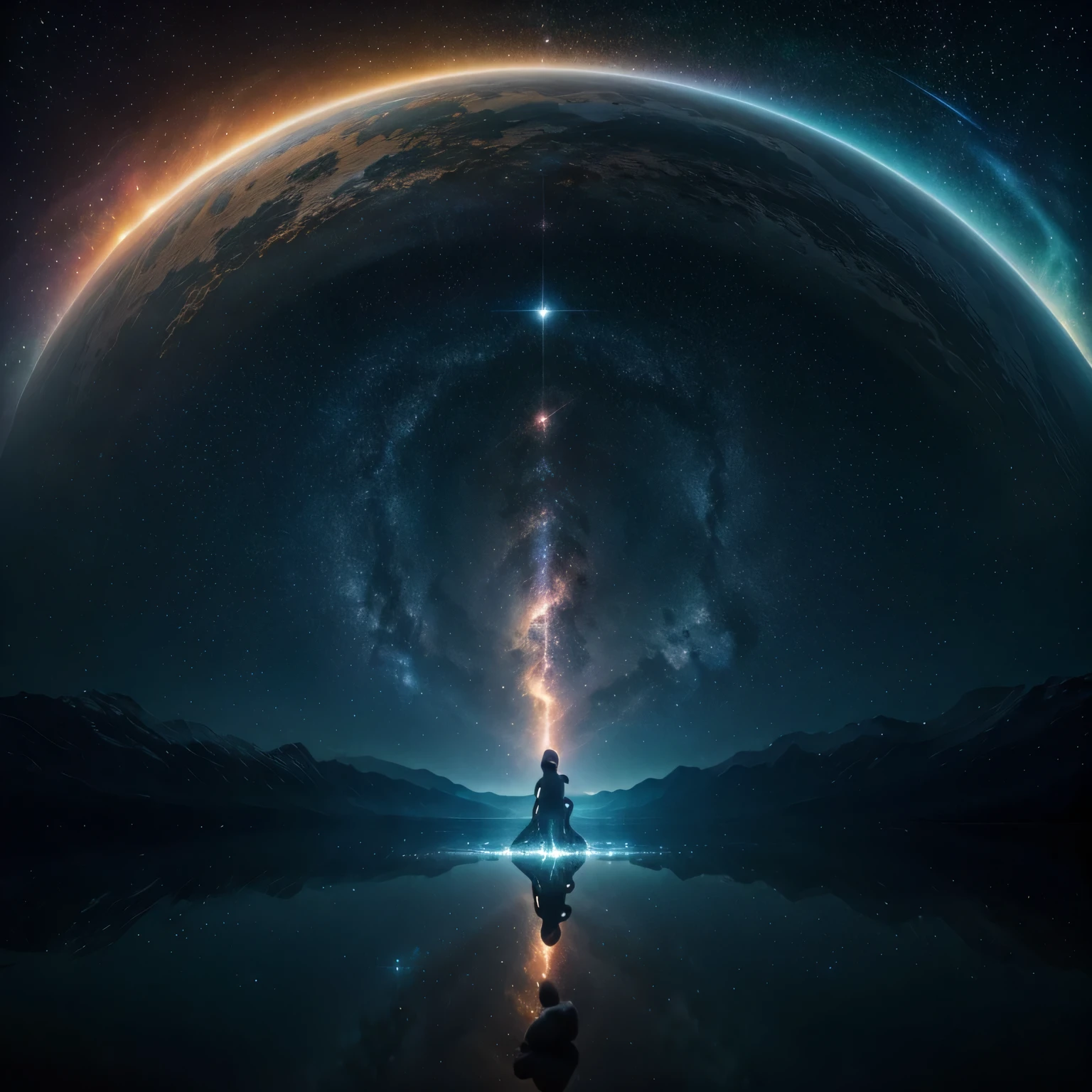 (best quality,4k,8k,highres,masterpiece:1.2),ultra-detailed,(realistic,photorealistic,photo-realistic:1.37),illustration,cosmic scene,swirling galaxies,shooting stars,celestial wonders,vibrant colors,dreamy atmosphere,galactic beauty,majestic,ethereal,magical,luminous,stellar vibes,lively motion,cosmic exploration,spectacular display,mesmerizing,limitless universe,awe-inspiring,unfathomable depths,interstellar journey,otherworldly experience,space-time continuum,expansion of the cosmos,sensational panorama,infinite horizons,celestial orchestra,dancing lights,stellar dust,cosmic energy,cosmic ballet,captivating view,twinkling lights,spiral galaxies,surreal dimensions