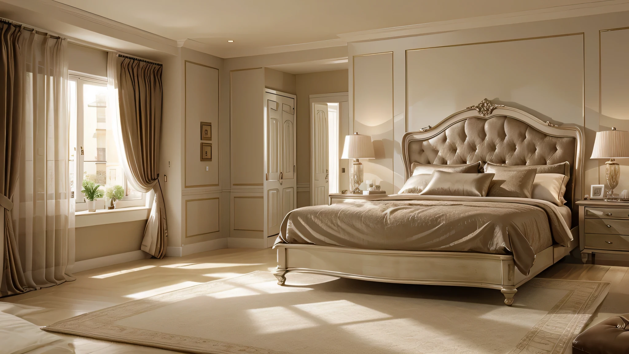 Classic luxury style bedroomClassic luxury style bedroom