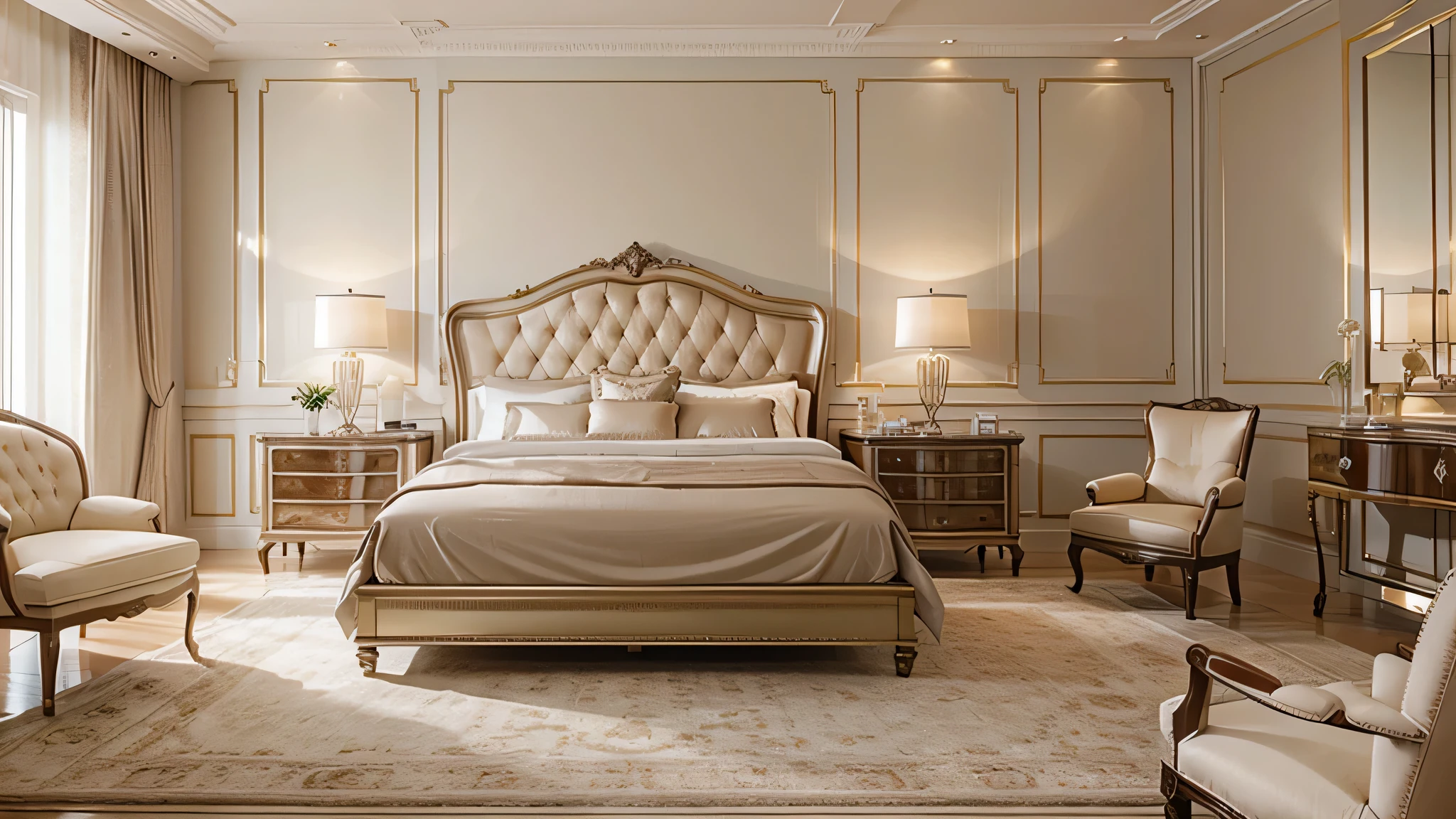 Classic luxury style bedroom