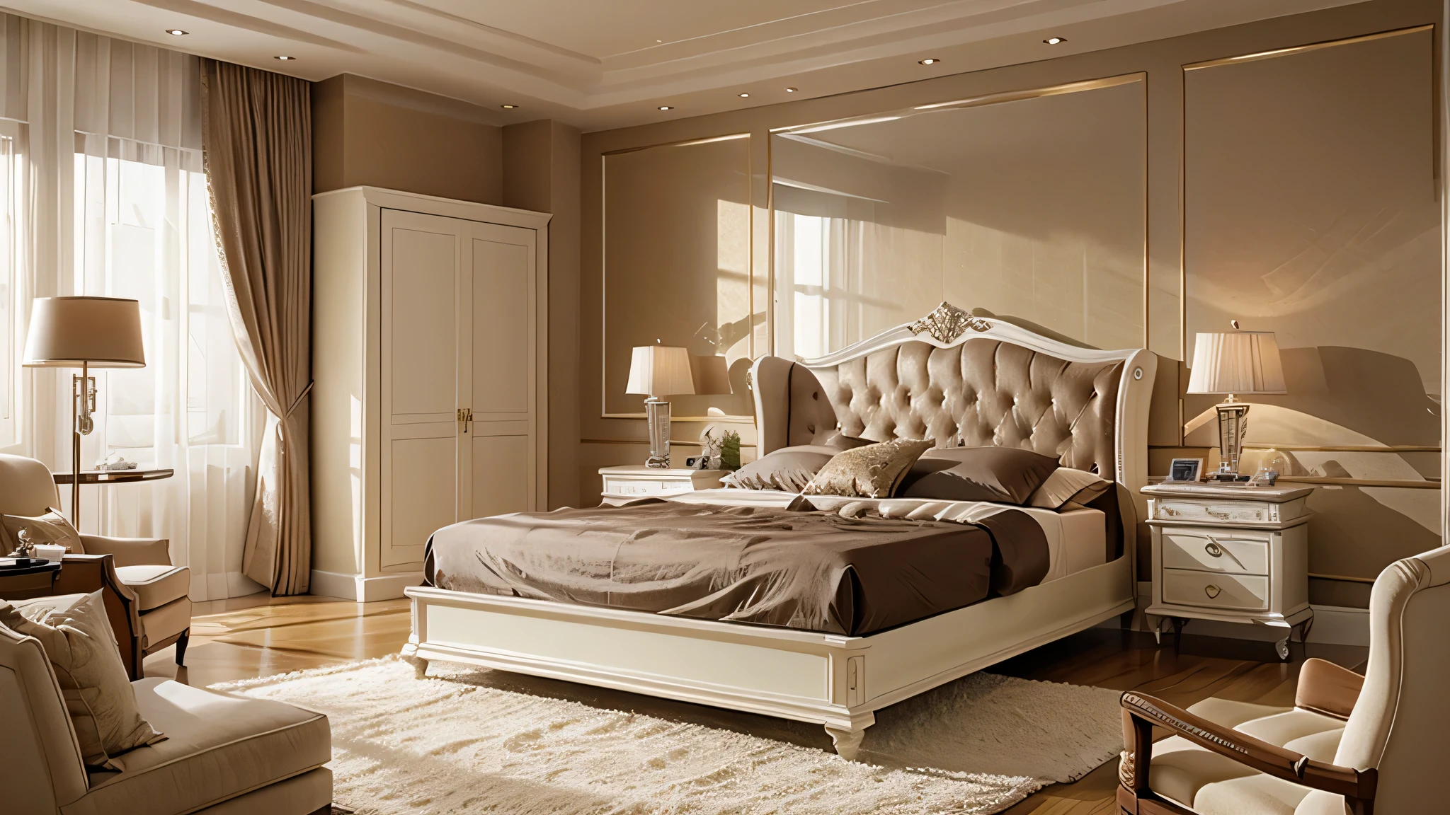 Classic luxury style bedroom
