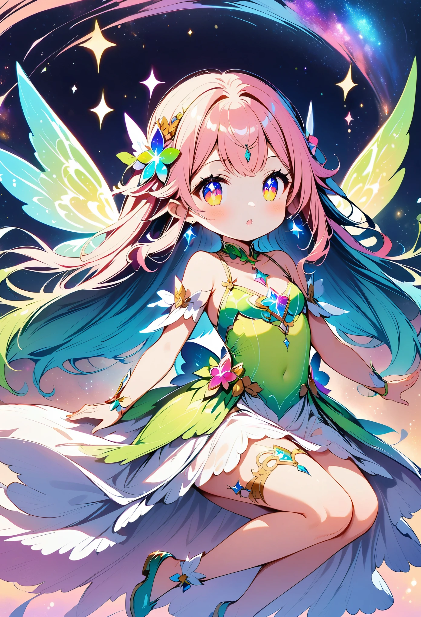 Fantasy starry sky fairy