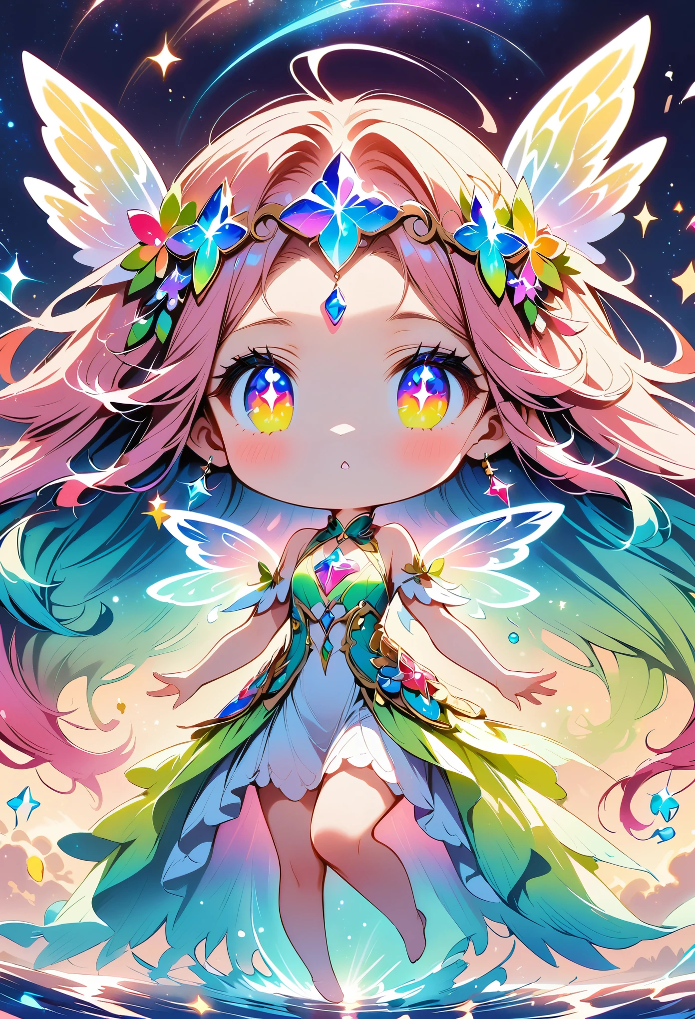 Fantasy starry sky fairy