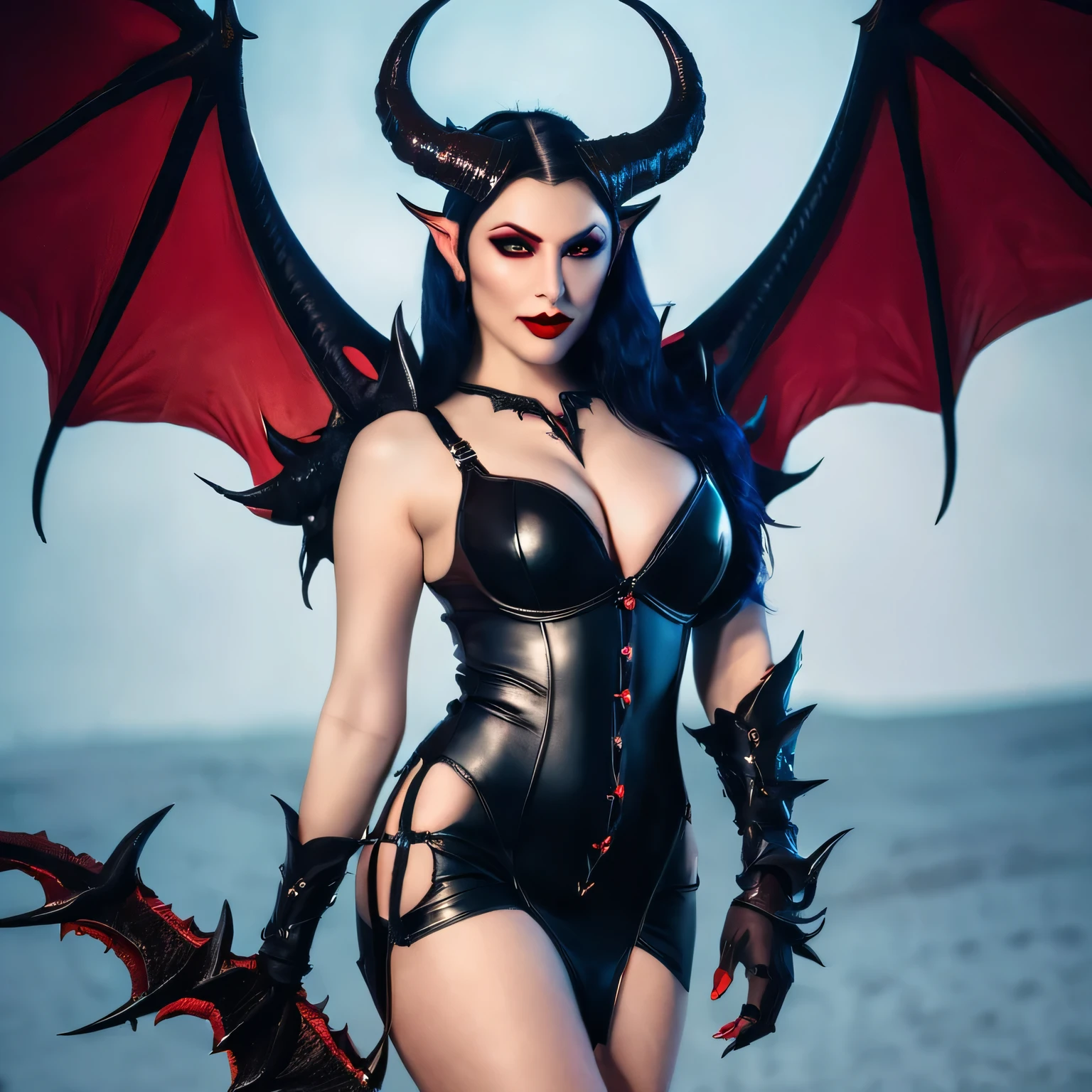 una mujer en traje interior con cuernos y sujetador, diablo 4 lilith, together | medieval, diablo 4 queen, beautiful together, together in tight short dress, hermosa y elegante reina demonio, holy girl necromancer cyborg, together, hermosa nigromante, hermosa nigromante girl, traje de diablo muy sexy, obra maestra
