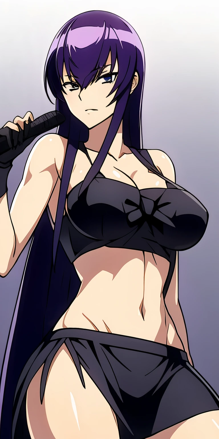 Saeko Busujima como una DJ
