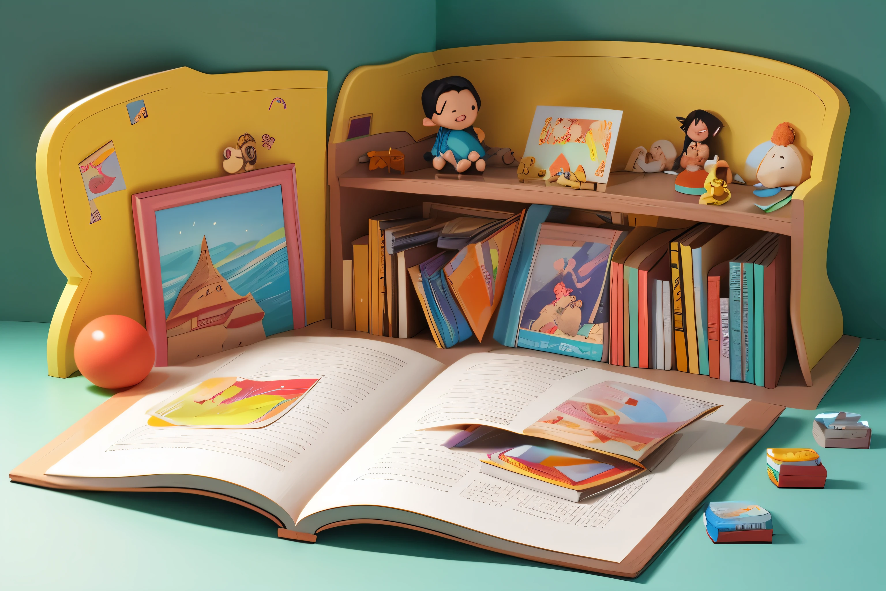 When you open a picture book、The world of picture books is born from there..