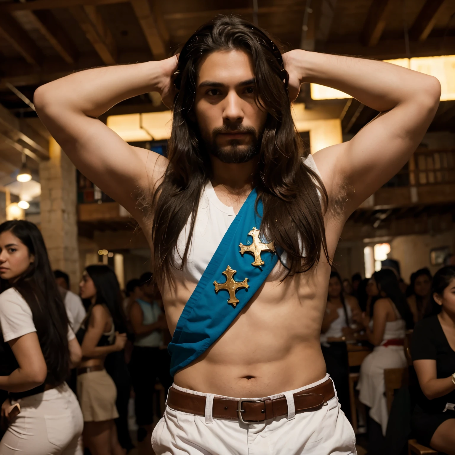 Joven danzante con jesus