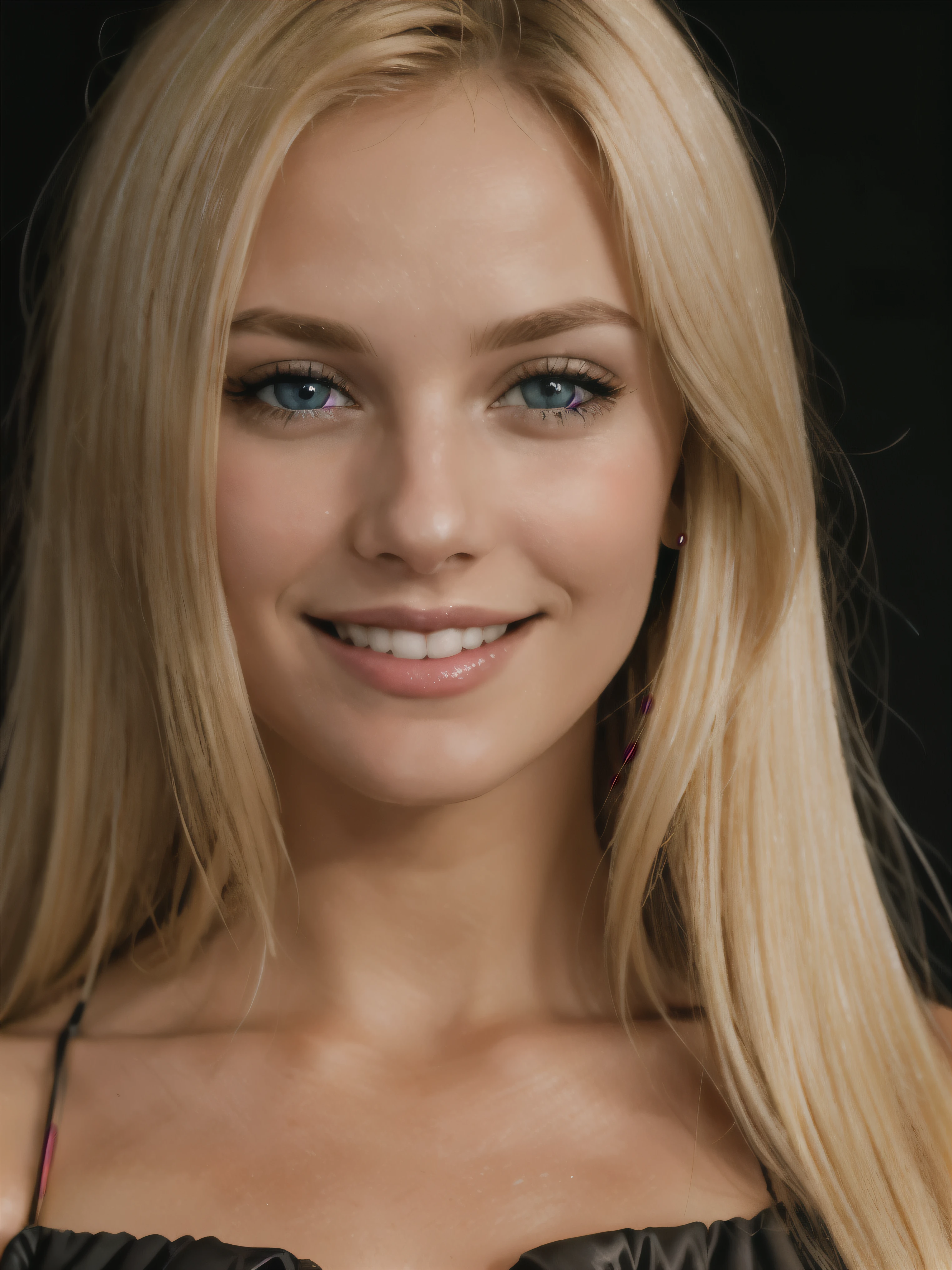 une femme de 25 ans, seductive look, sourire romantique, fine, blond with multicolor hairs, petits sein, masterclasse, HD, 8K, yeux verts, en tenue de police, corps fin, dans un commissariat, cleavages,