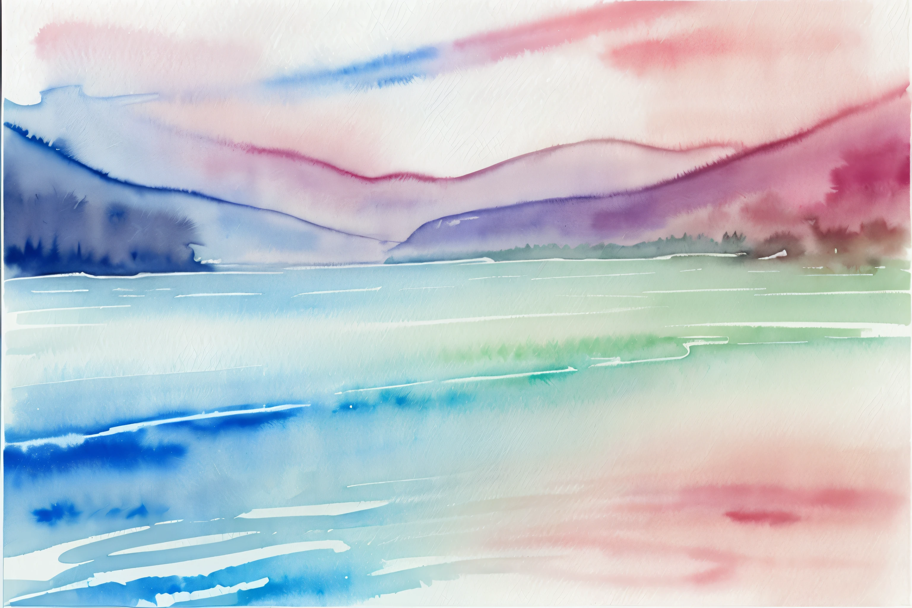 watercolor background: soft, The flowing colors are reminiscent of watercolor paintings..