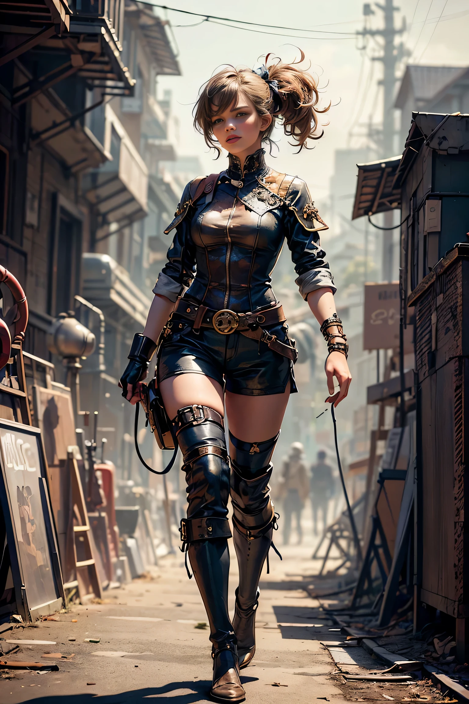 super resolution, Super detailed, 8K , HDR, super sharp,((highest quality)), ((masterpiece)), ((realistic)), (become familiar with), reflective,emma watson,steampunk girl,Looking back at the camera,leather shorts,Slender and elegant frame,Inside the pirate ship,Helmet with goggles,(highest quality,4k,8K,High resolution,masterpiece:1.2),ultra-become familiar with,(realistic,photorealistic,photo-realistic:1.37),HDR,UHD,studio lighting,Ultra-fine painting,sharp focus,Physically based rendering,extreme details,Professional,bright colors,Bokeh,portrait,landscape,horror,anime,SF,photo shoot,concept artist,bright colors,Bokeh,Sepia tone,warm lighting,full body, steampunk fantasy style, steampunk girl, steampunk inventor girl, SF steampunk, Dieselpunk Art Style, steampunk pin-up girl, digital steampunk art, steampunk風, steampunk, young girl in steampunk clothes, steampunk digital art, high quality steampunk art, steampunk