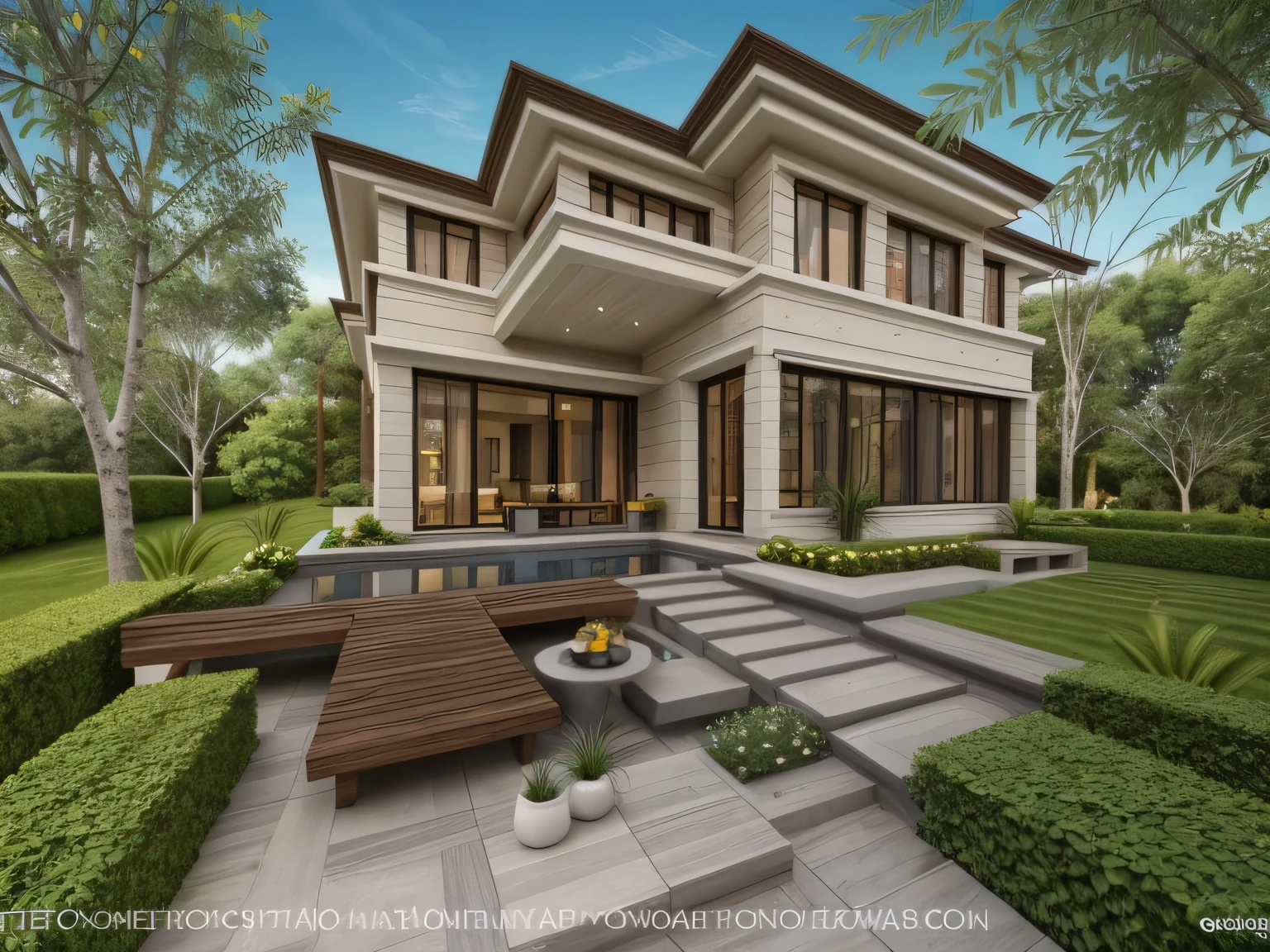 1 neoclassic house:, townhouse, neo classic detail:1.2