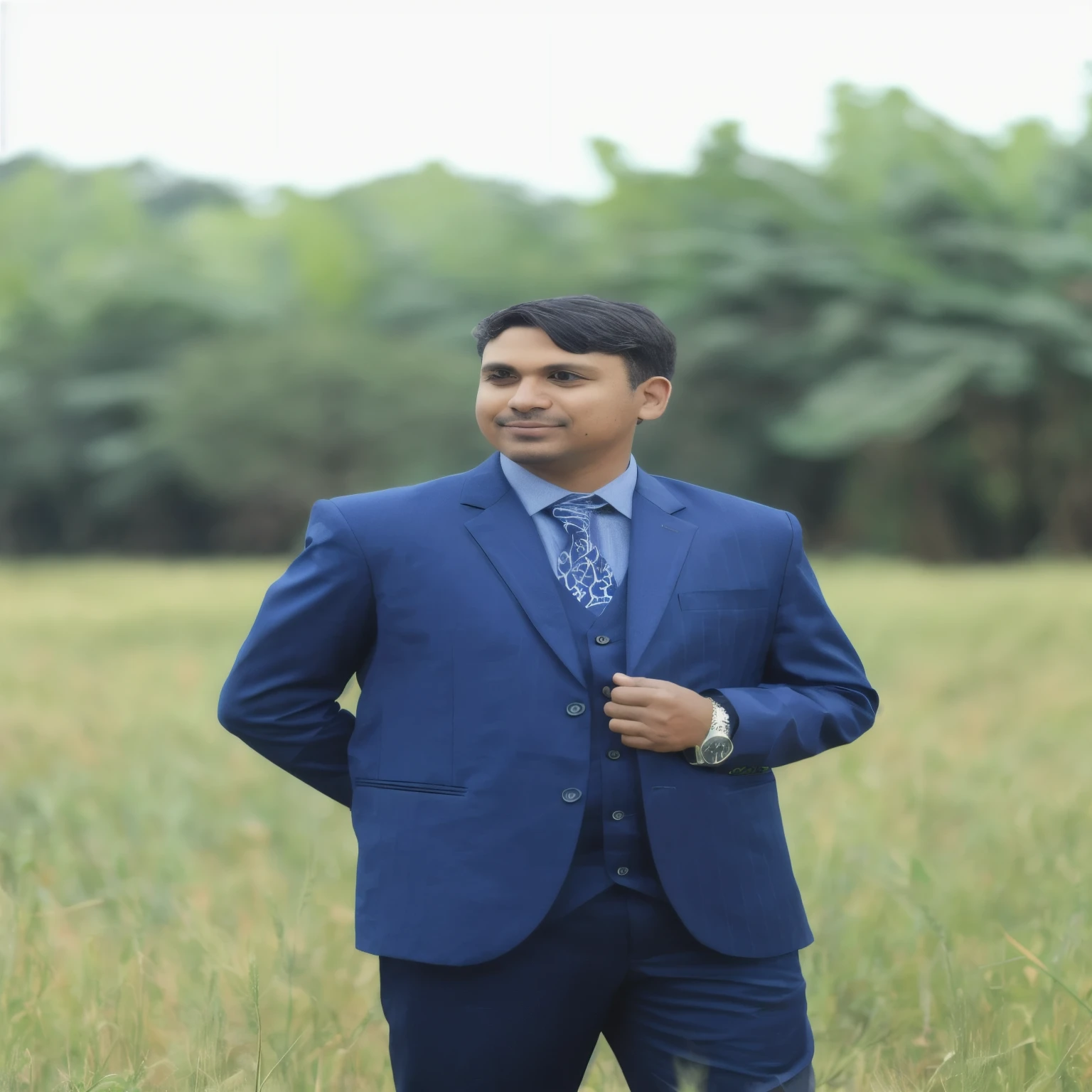 arafed man in a blue suit standing in a field, portait image, taken with canon 5d mk4, taken with canon 8 0 d, taken with canon eos 5 d mark iv, shot on nikon z9, marketing photo, photo taken with nikon d750, photo taken with nikon d 7 5 0, full body photgraph